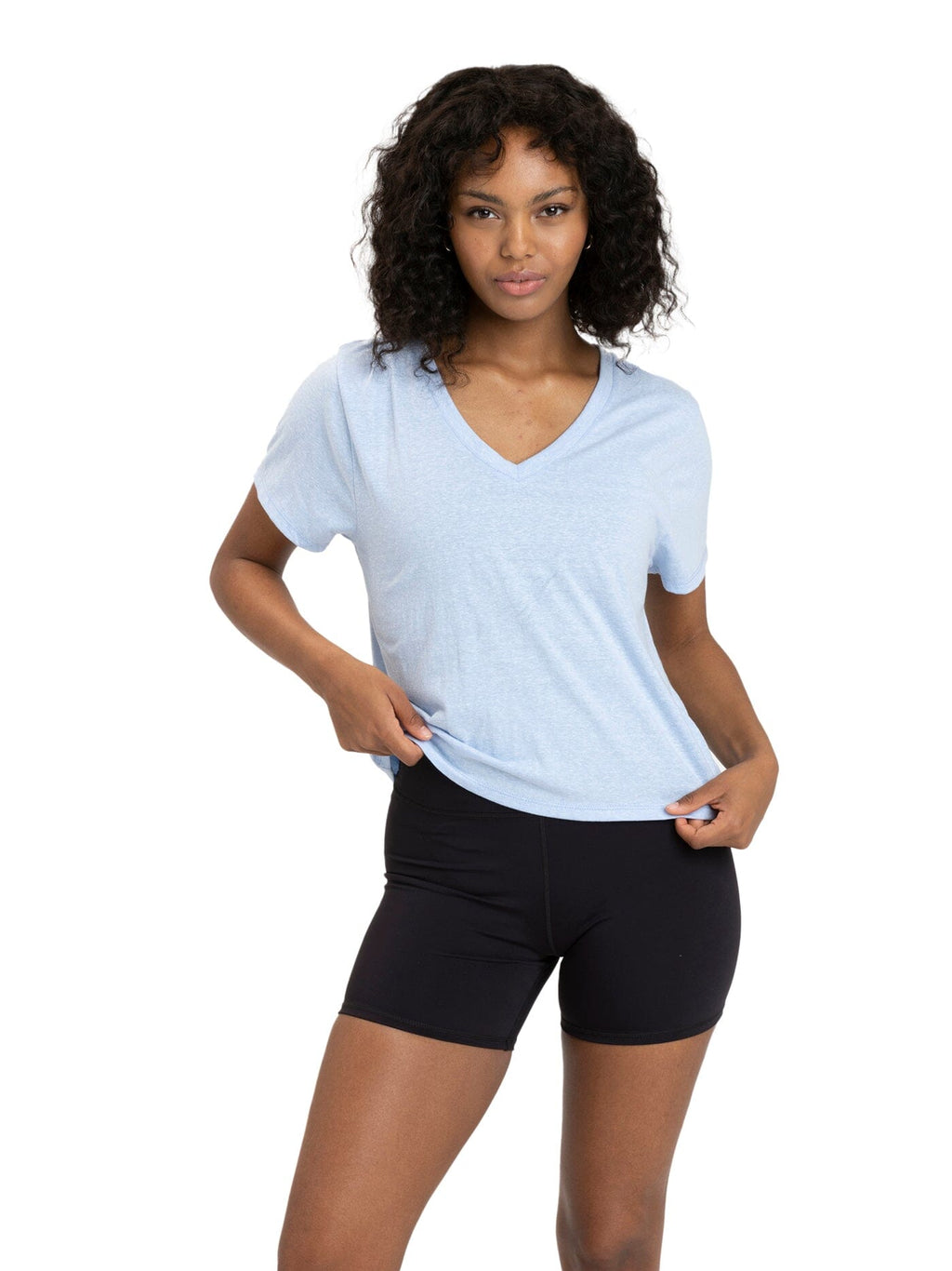 Core Triblend Jersey V-Neck Tee