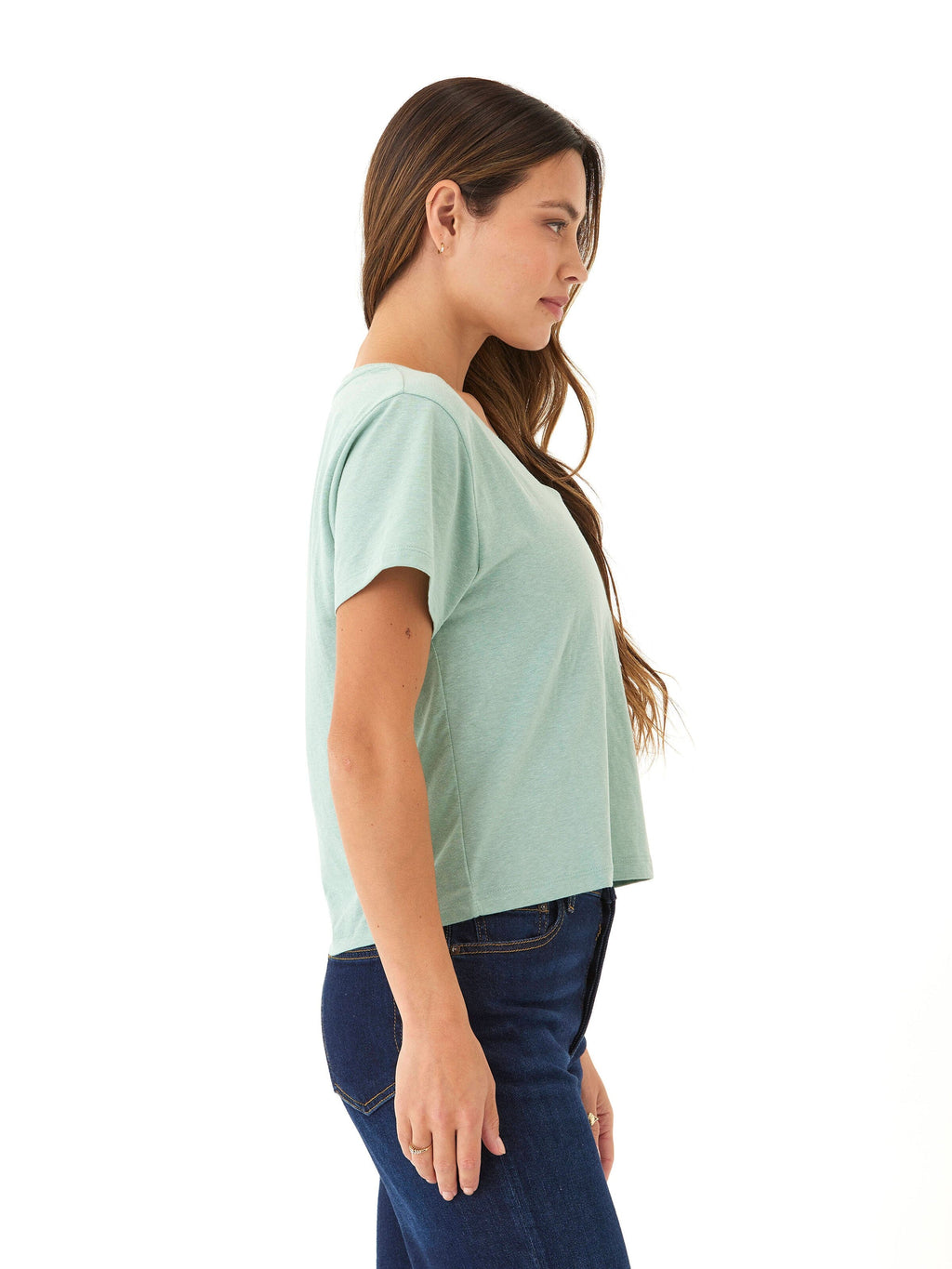 Core Triblend Jersey V-Neck Tee: Lightweight Everyday Essential