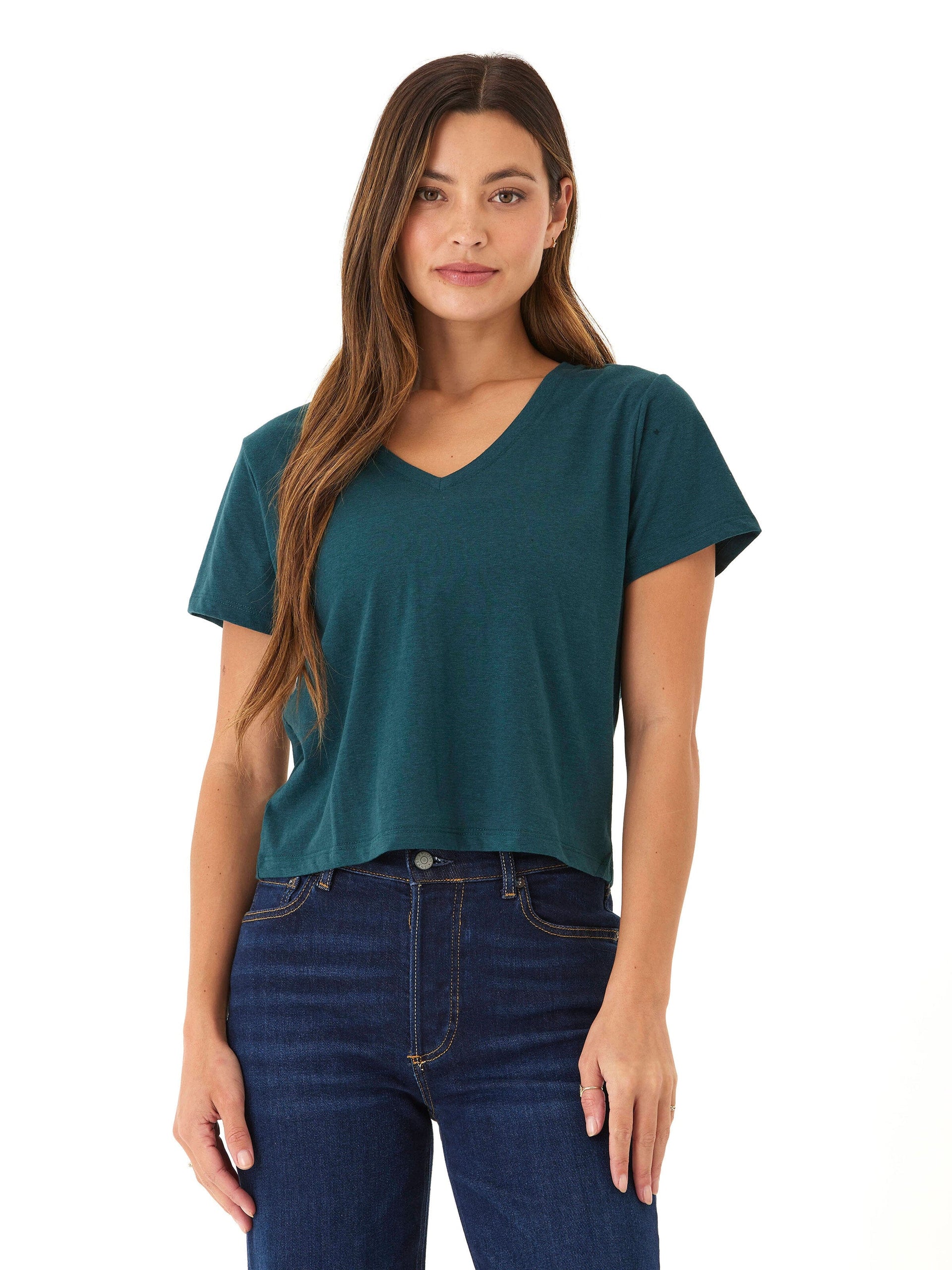 Women's Core Triblend Jersey V-Neck Tee