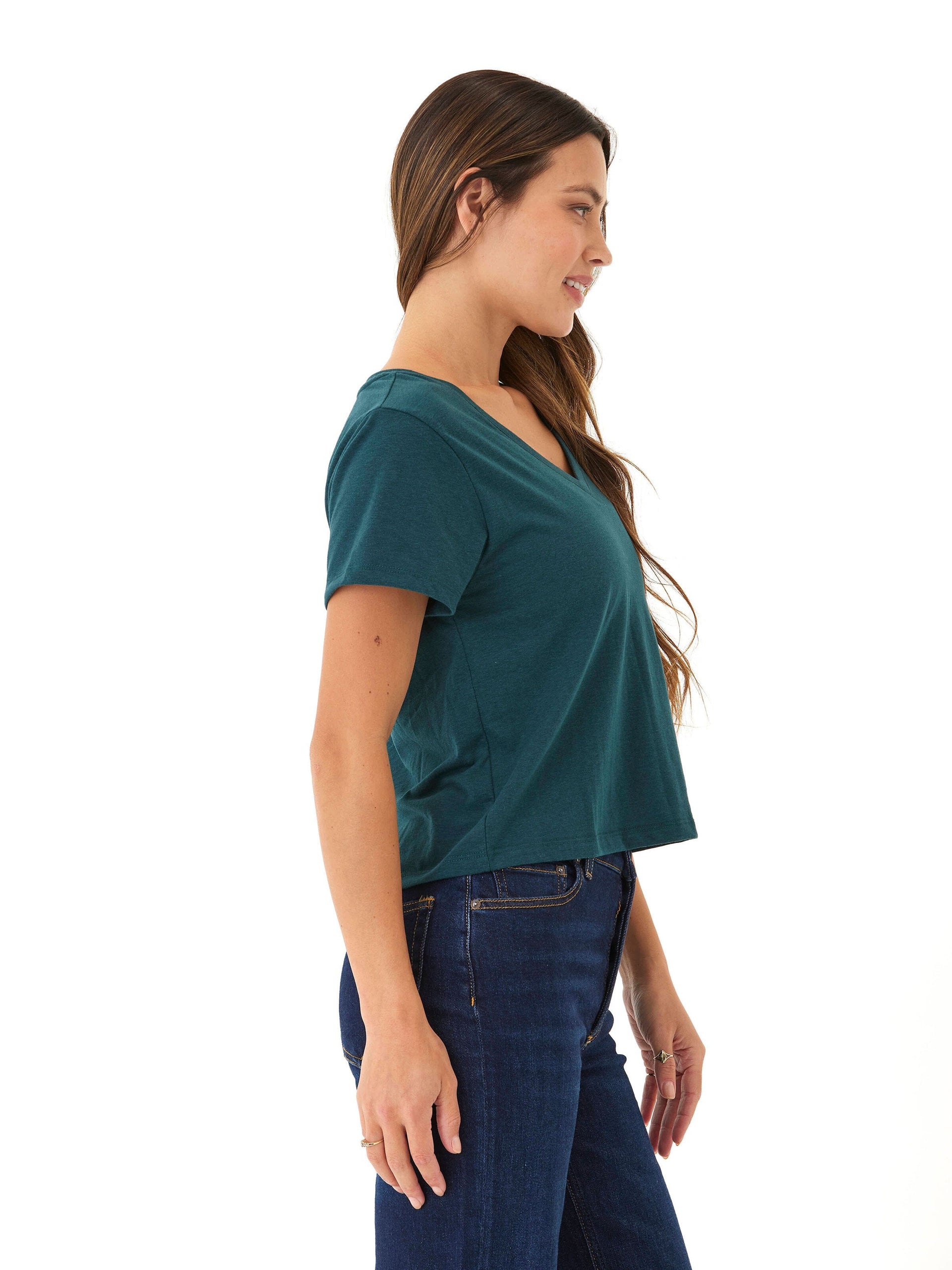 Women's Core Triblend Jersey V-Neck Tee