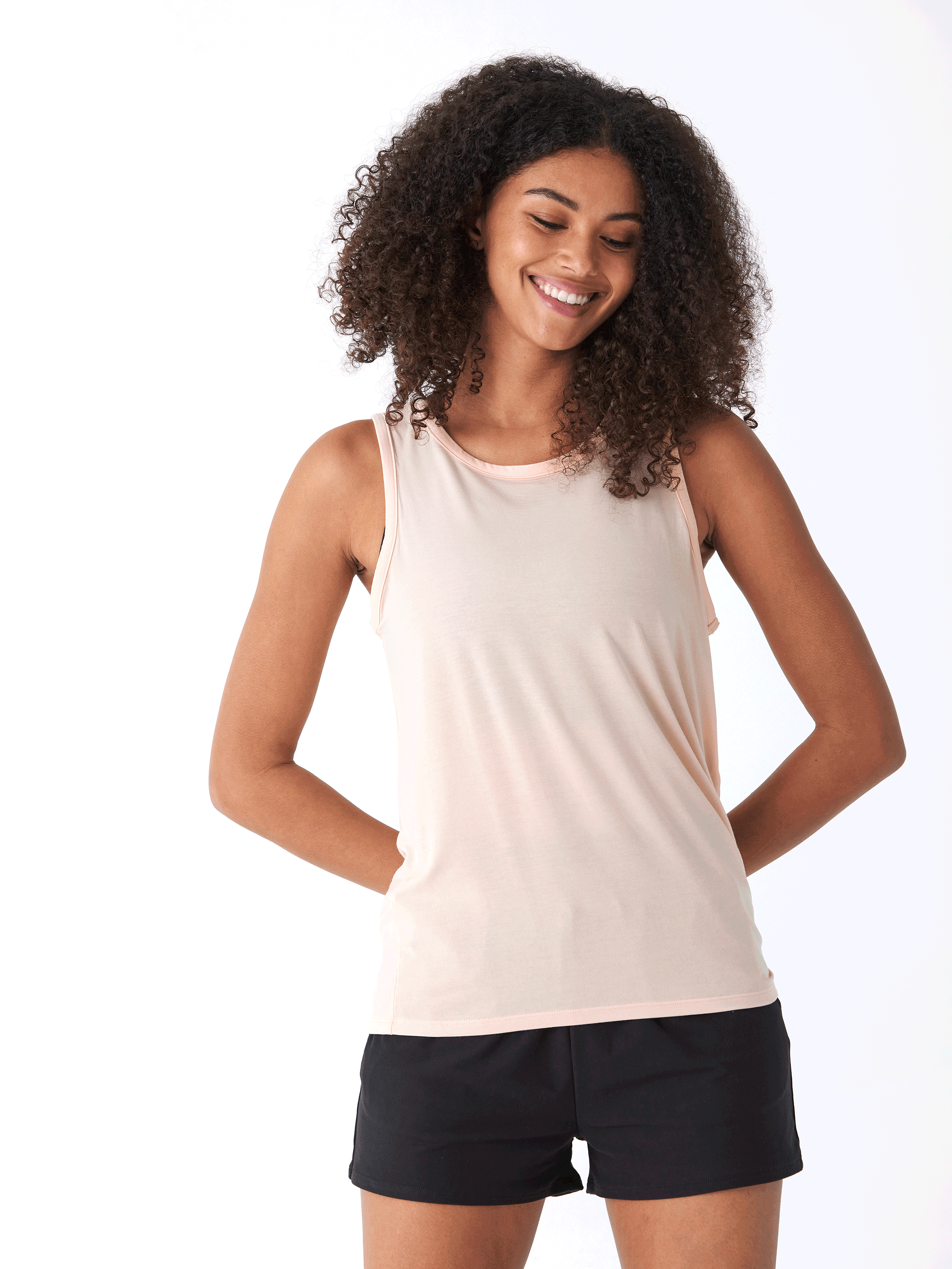Women's Nia Side Ruched Jersey Tank Top