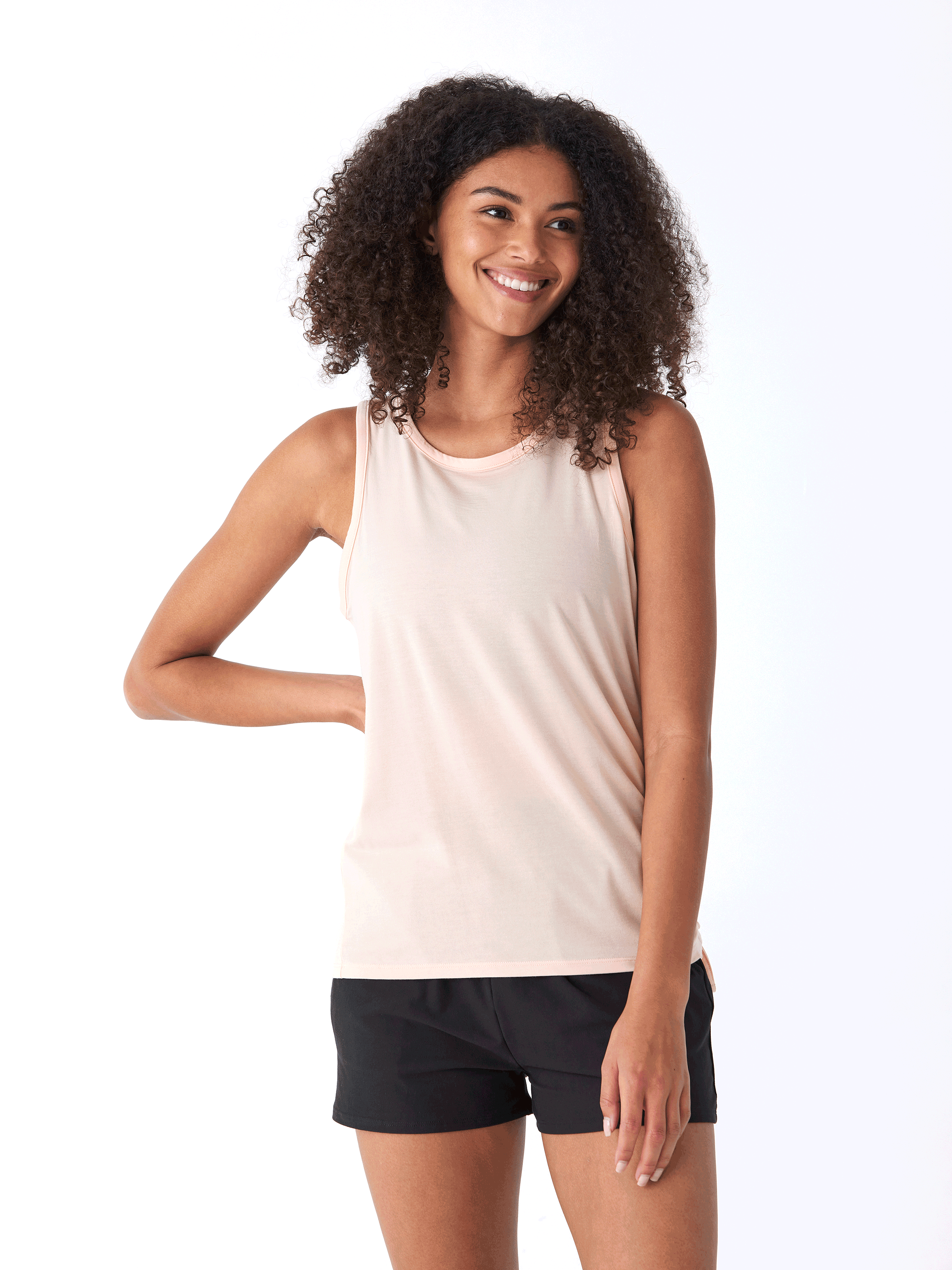 Women's Nia Side Ruched Jersey Tank Top