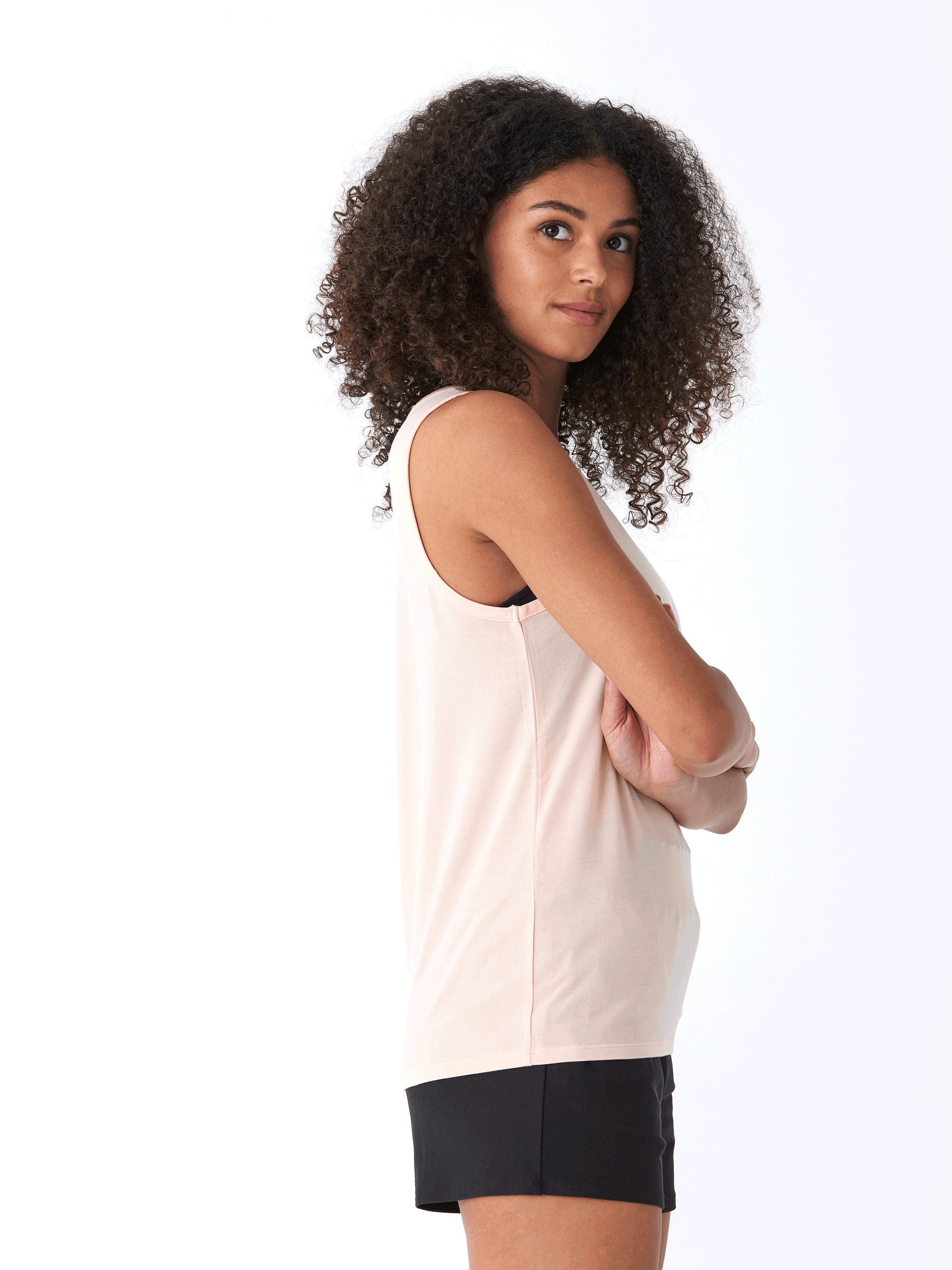 Women's Nia Side Ruched Jersey Tank Top