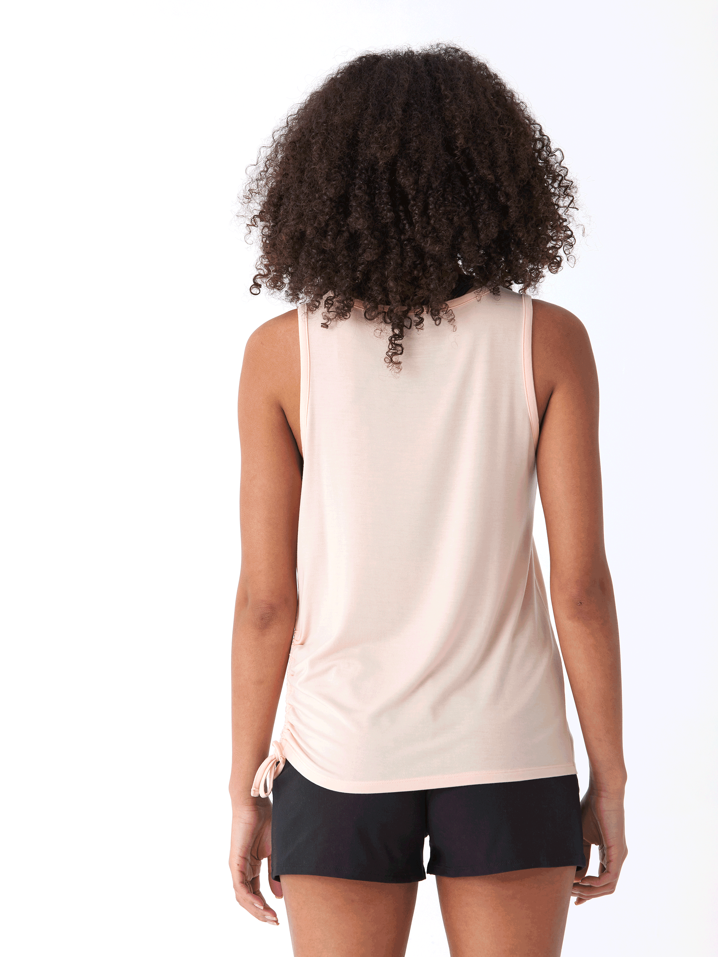 Women's Nia Side Ruched Jersey Tank Top
