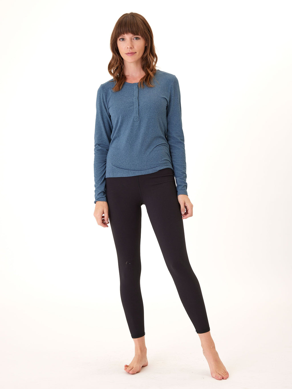 Luxe Jersey Henley Tee