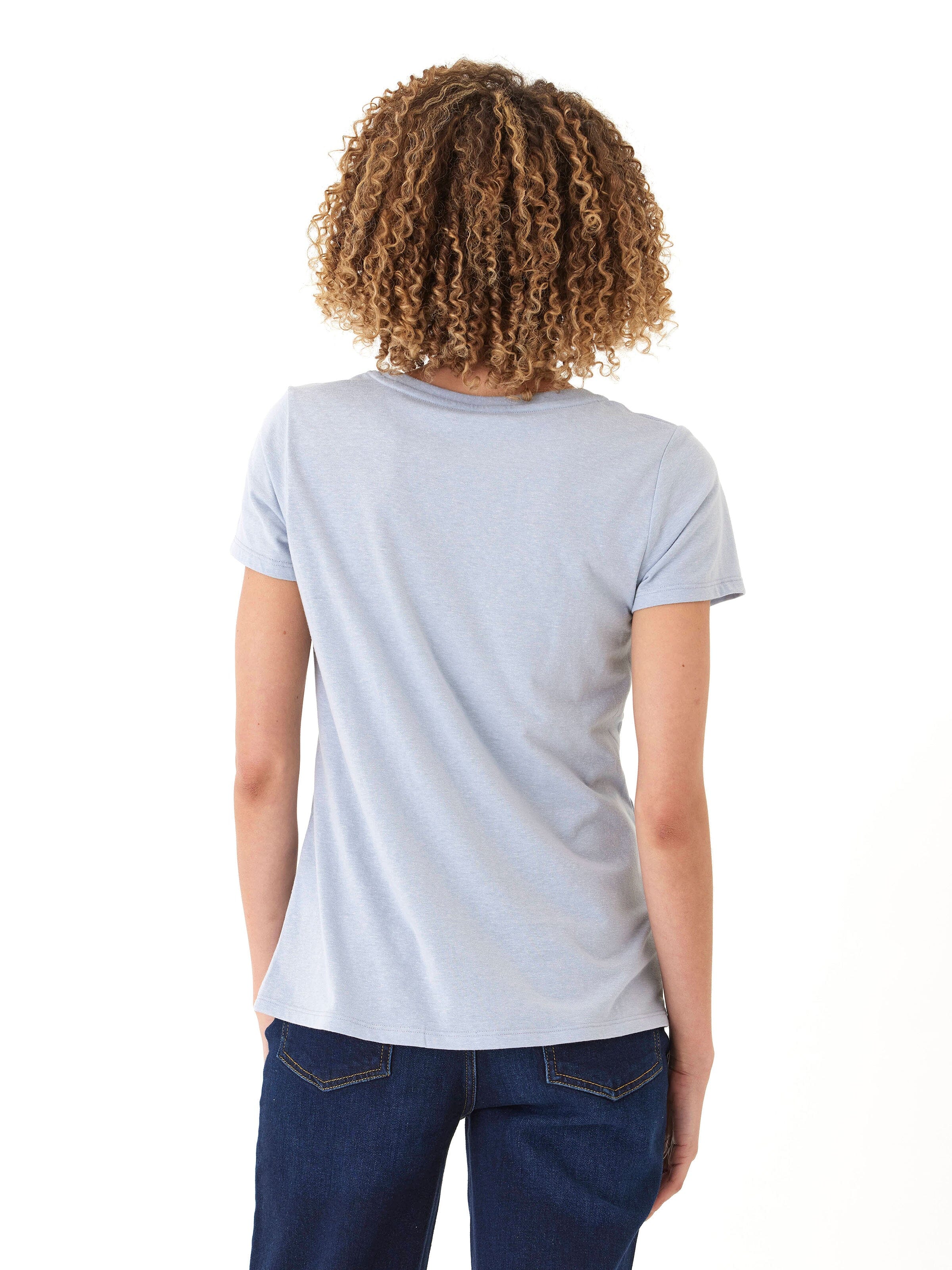 Core Triblend Jersey Crew Neck Tee - Lightweight Everyday Basic