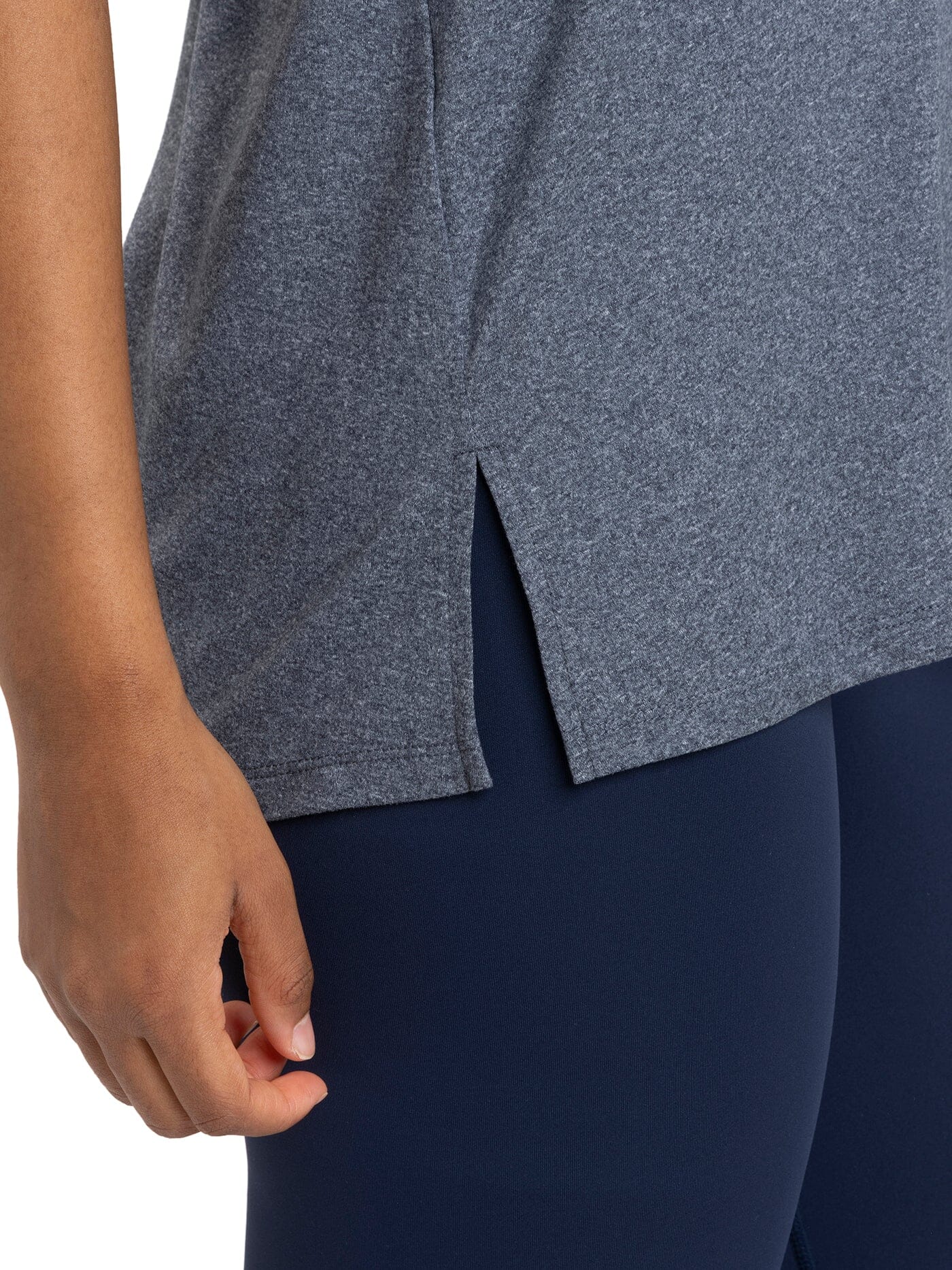 Arrietti Women's Luxe Jersey Racerback Tank in Grey