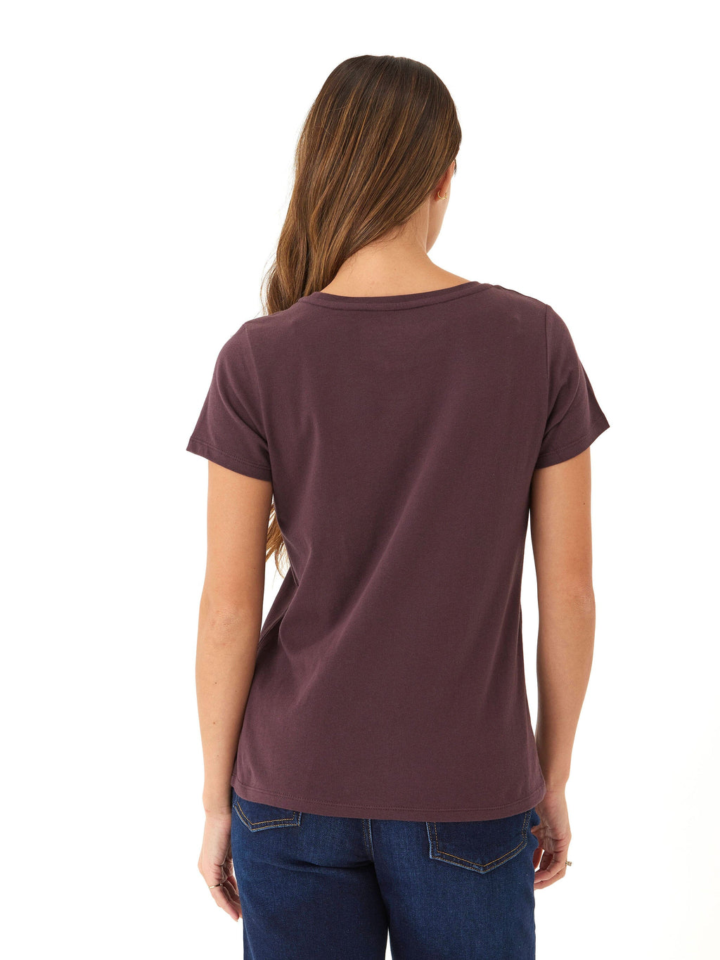 Odette Organic Cotton Crew Neck Tee - Sustainable Everyday Essential
