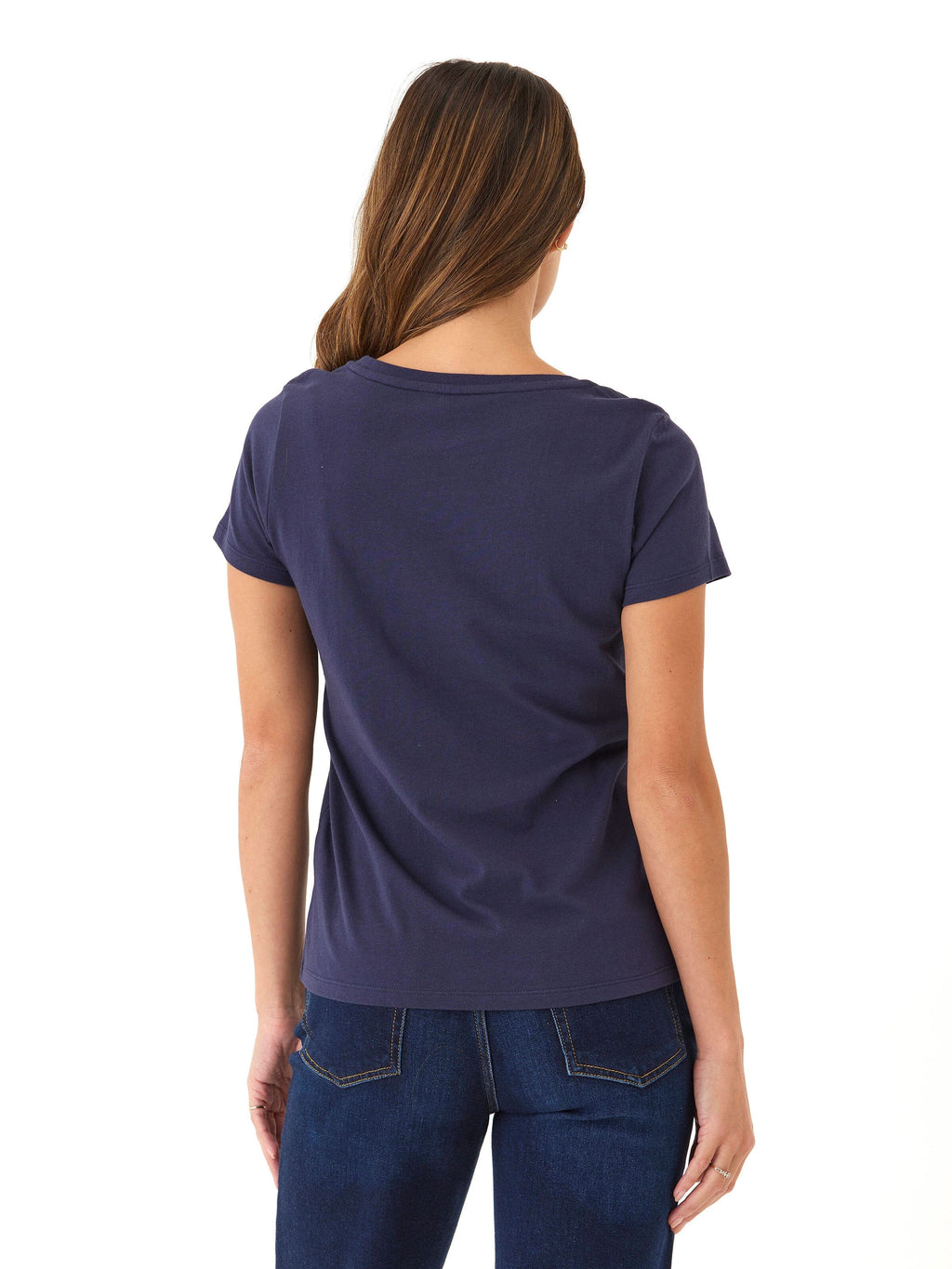Odette Organic Cotton Crew Neck Tee - Versatile Everyday Basic