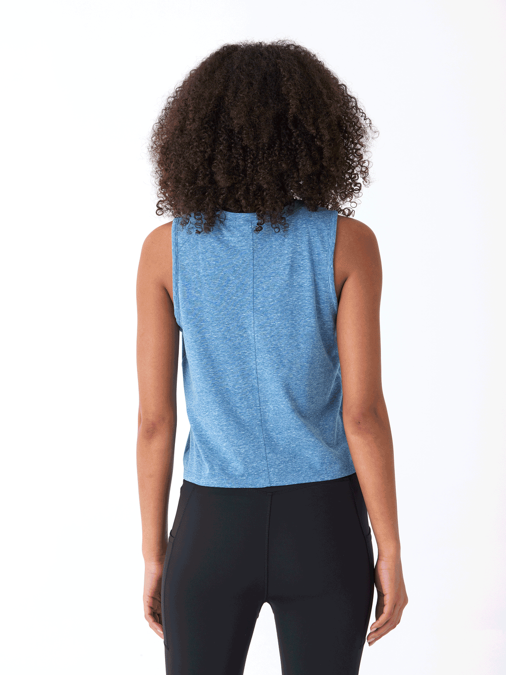 Triblend Jersey V-Neck Tank Top - Relaxed Fit Everyday Essential
