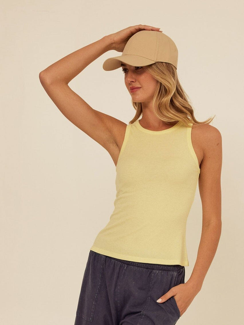 Core Feather Rib Tank Top