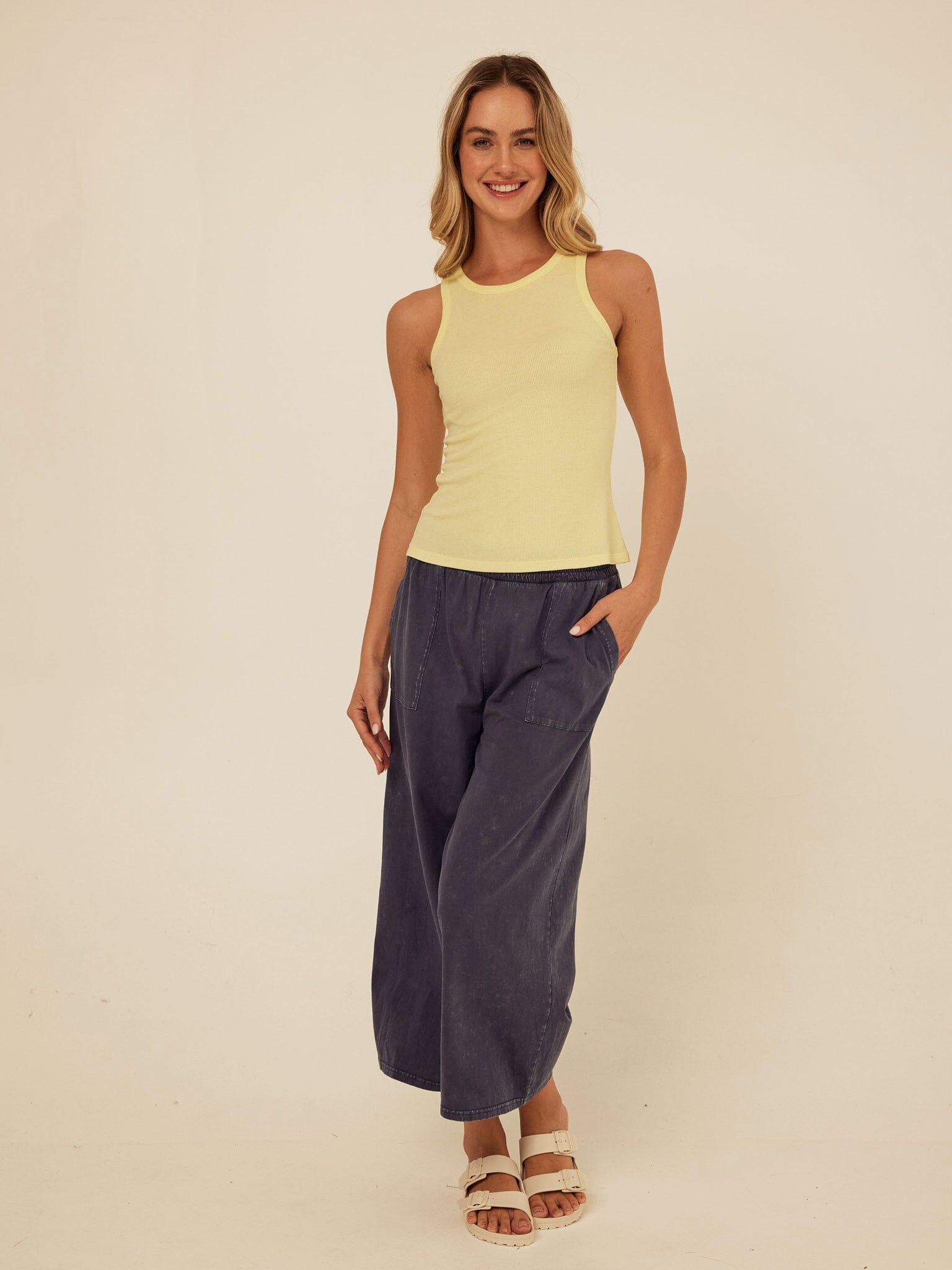 Core Feather Rib Tank Top