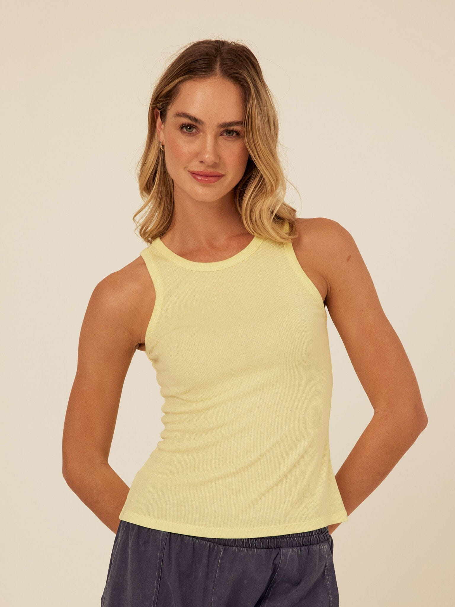 Core Feather Rib Tank Top