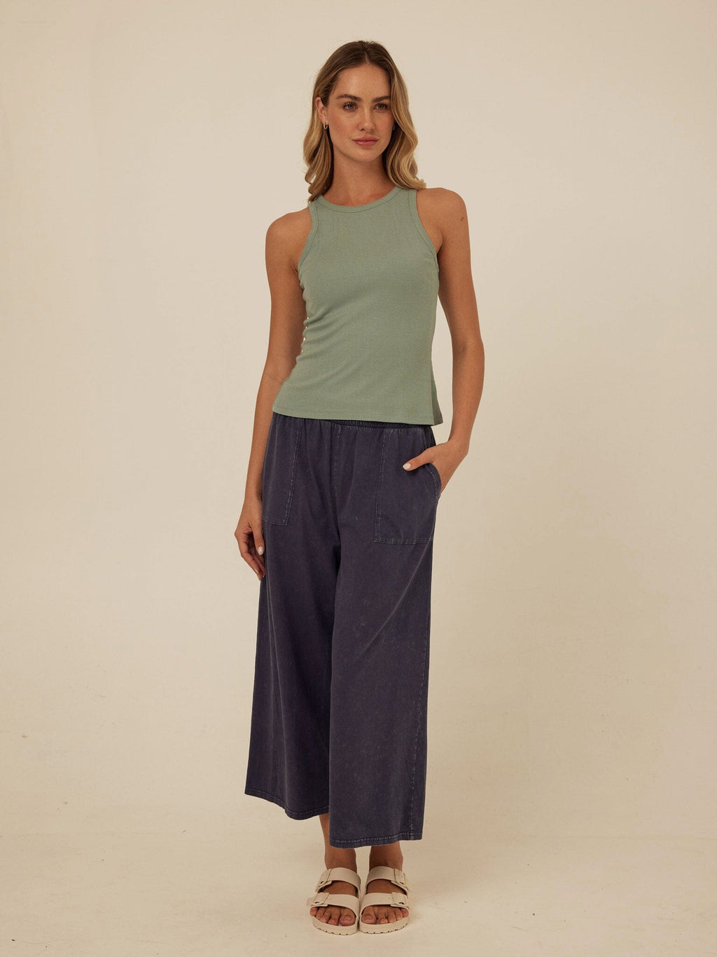 Core Feather Rib Tank Top