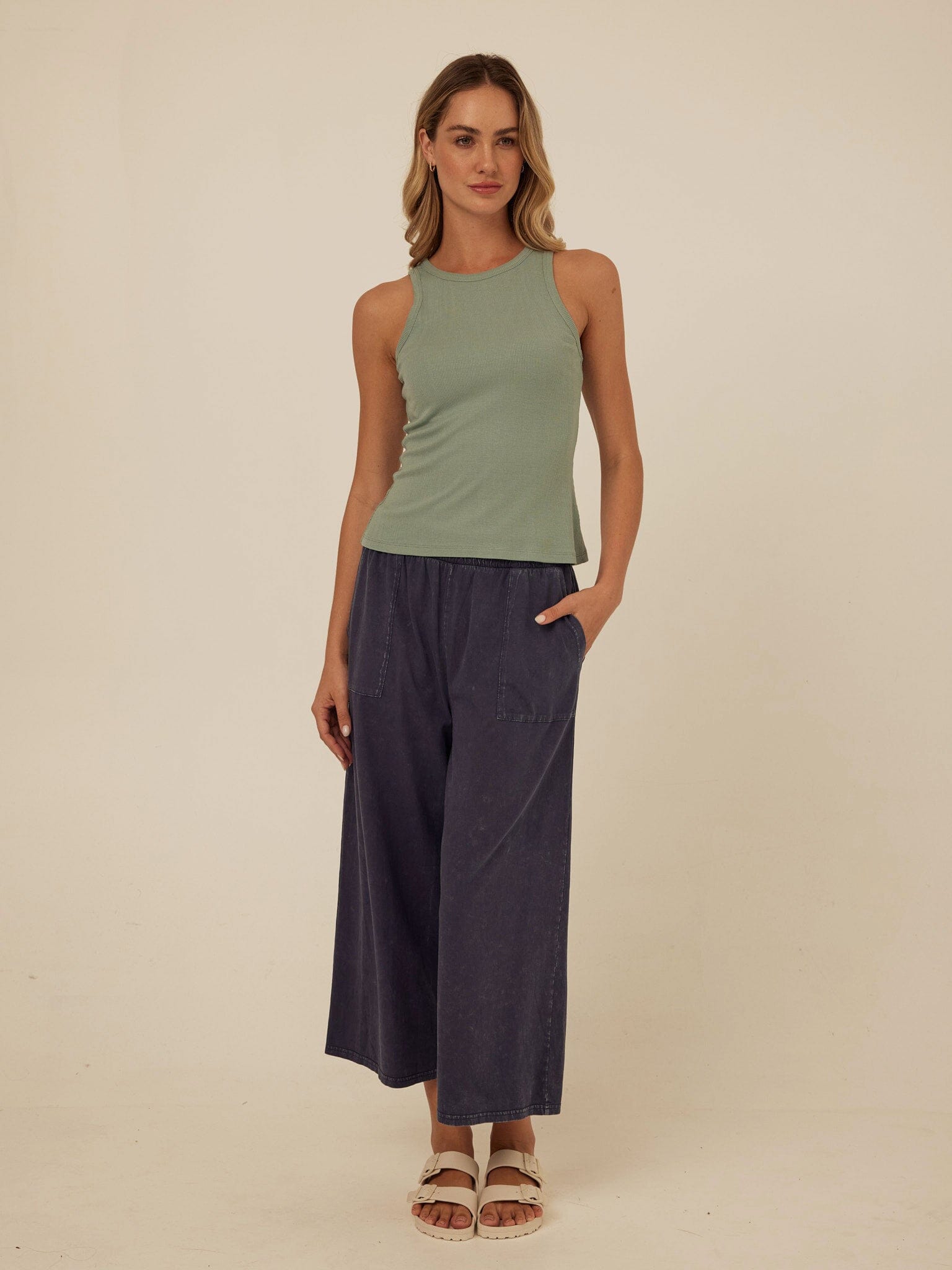 Core Feather Rib Tank Top