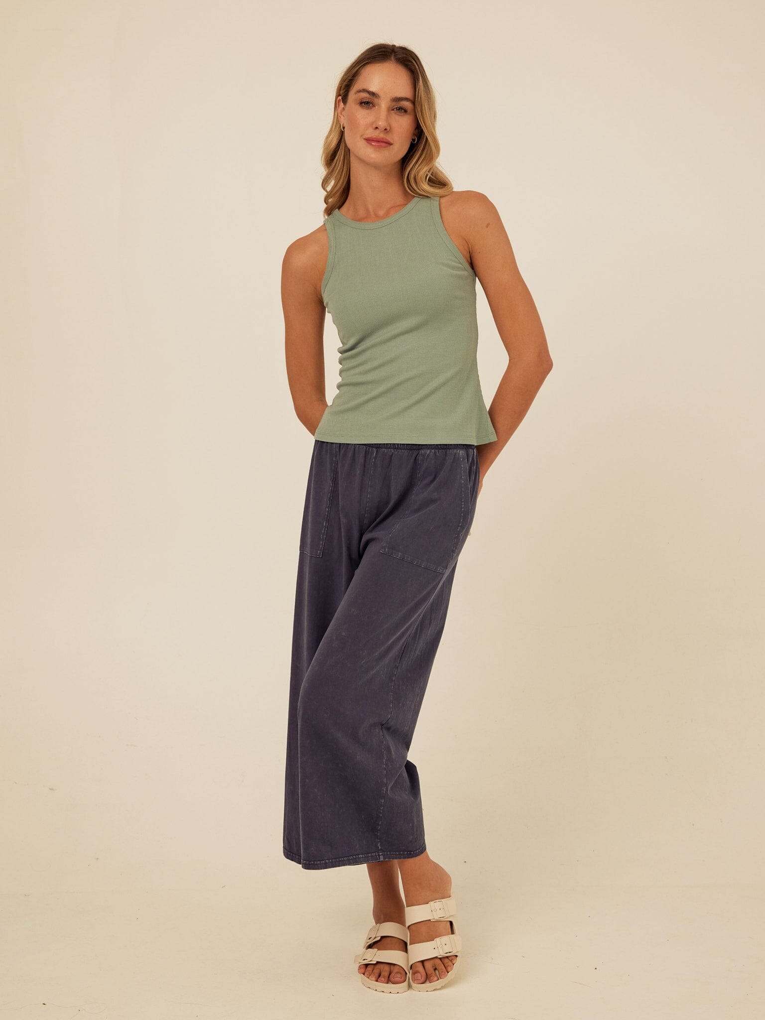 Core Feather Rib Tank Top