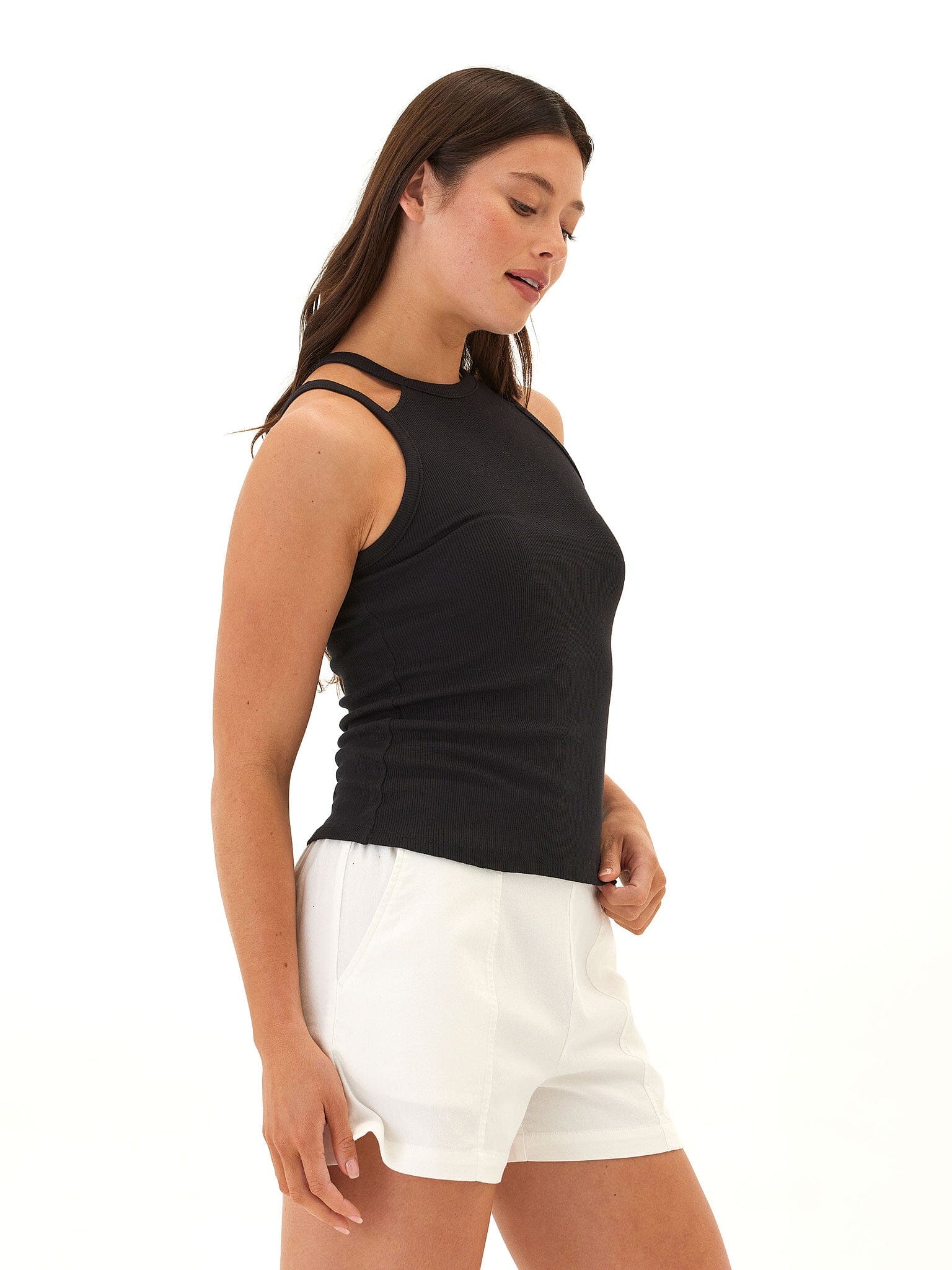 Zinnia Feather Rib Tank Top for Women
