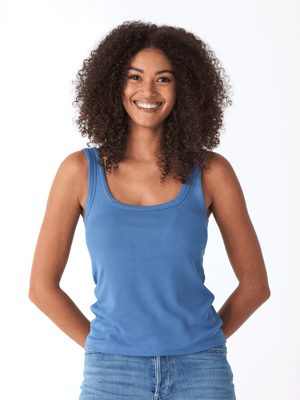 Yvette Feather Rib Tank: Ultra-Soft Everyday Essential Layering