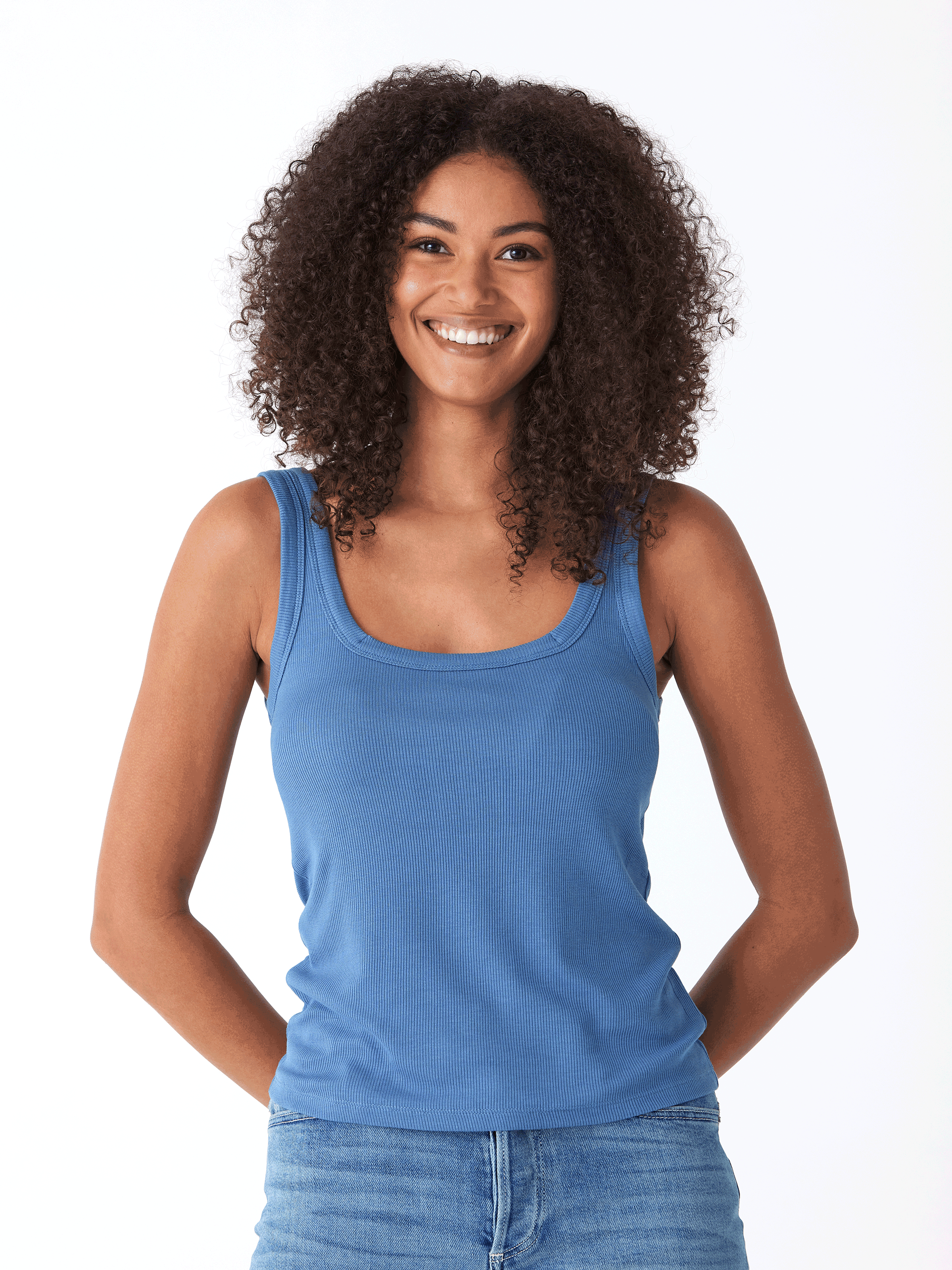 Yvette Feather Rib Tank: Ultra-Soft Everyday Essential Layering