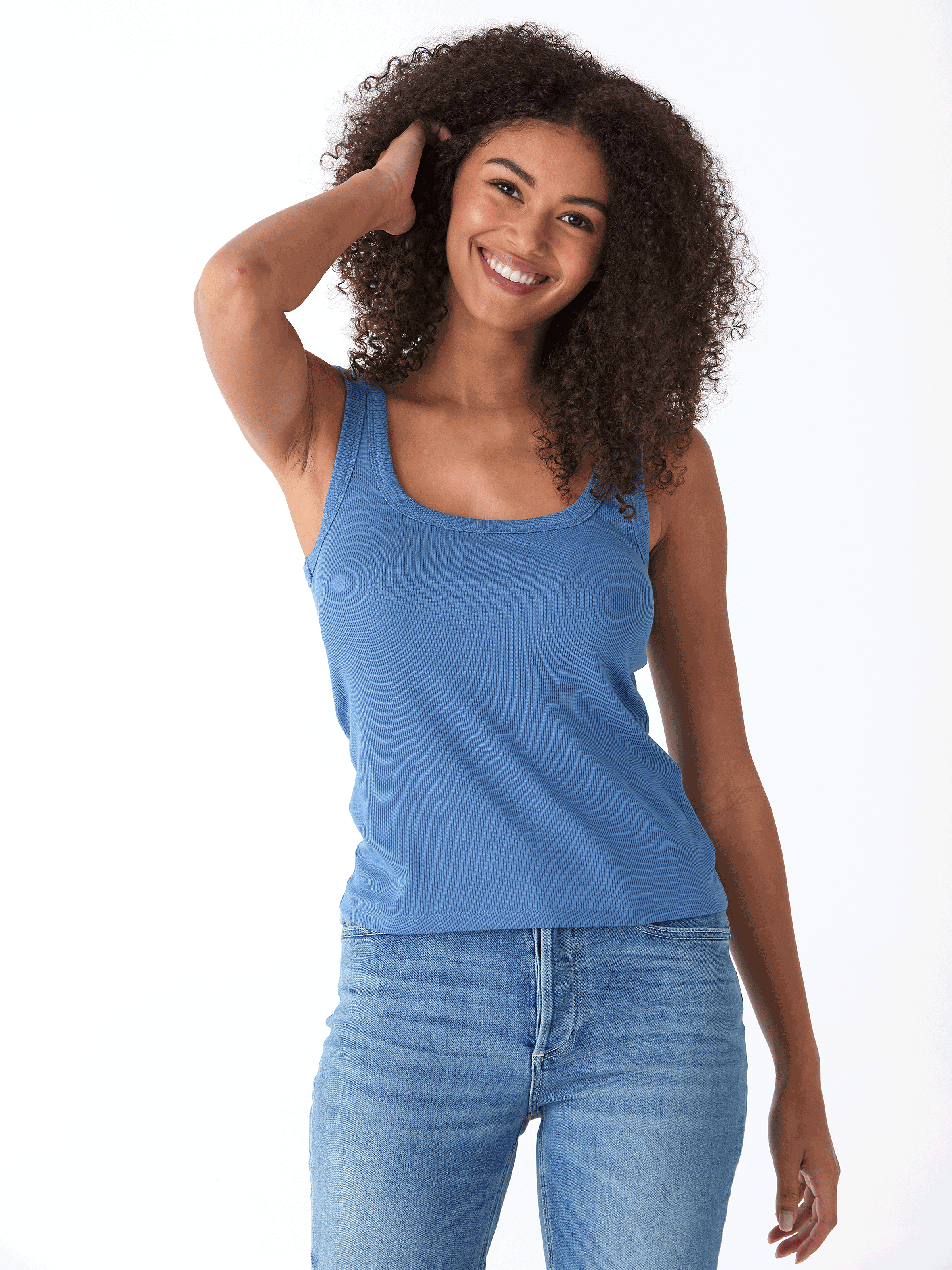 Yvette Feather Rib Tank: Ultra-Soft Everyday Essential Layering