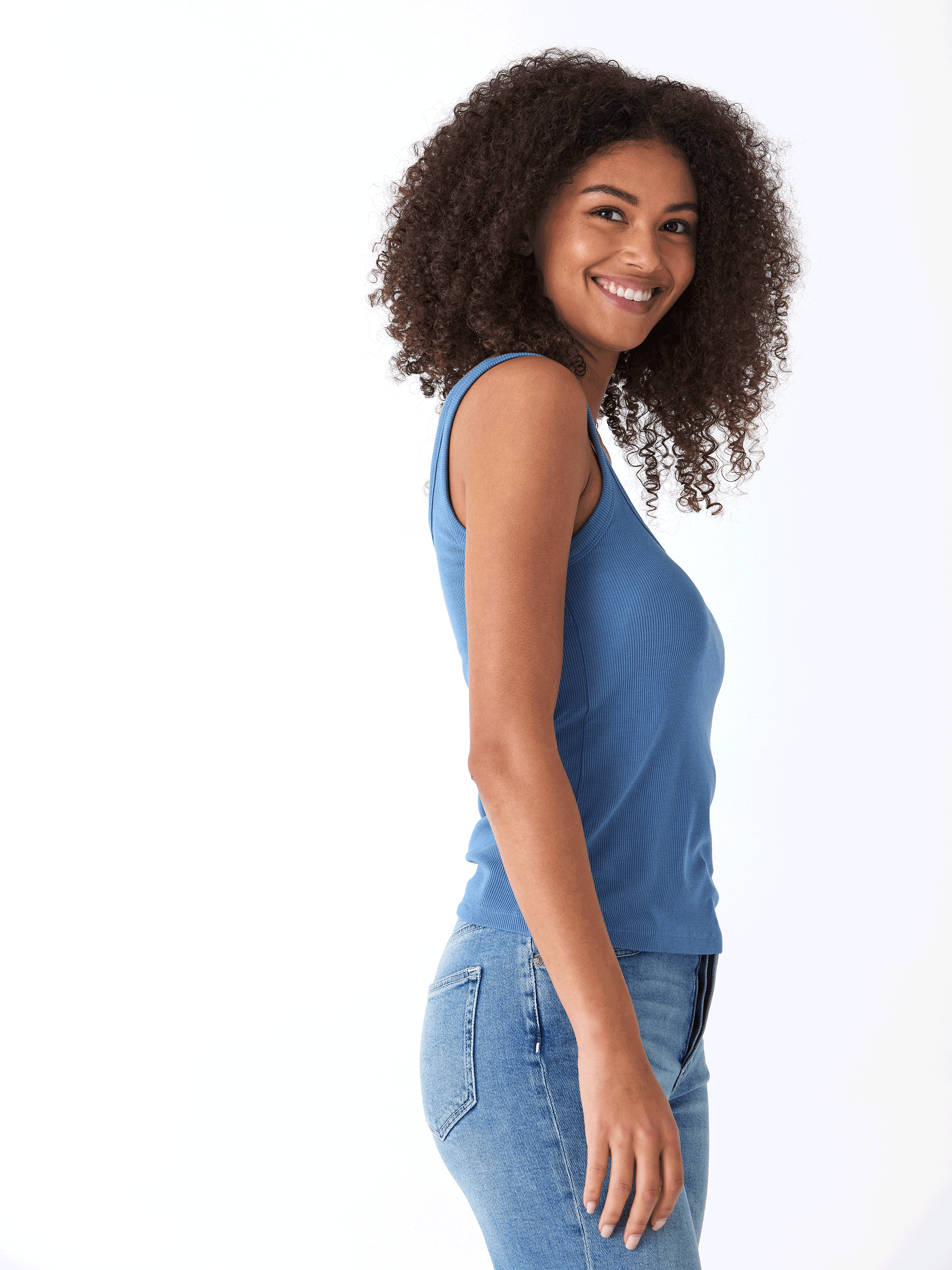 Yvette Feather Rib Tank: Ultra-Soft Everyday Essential Layering