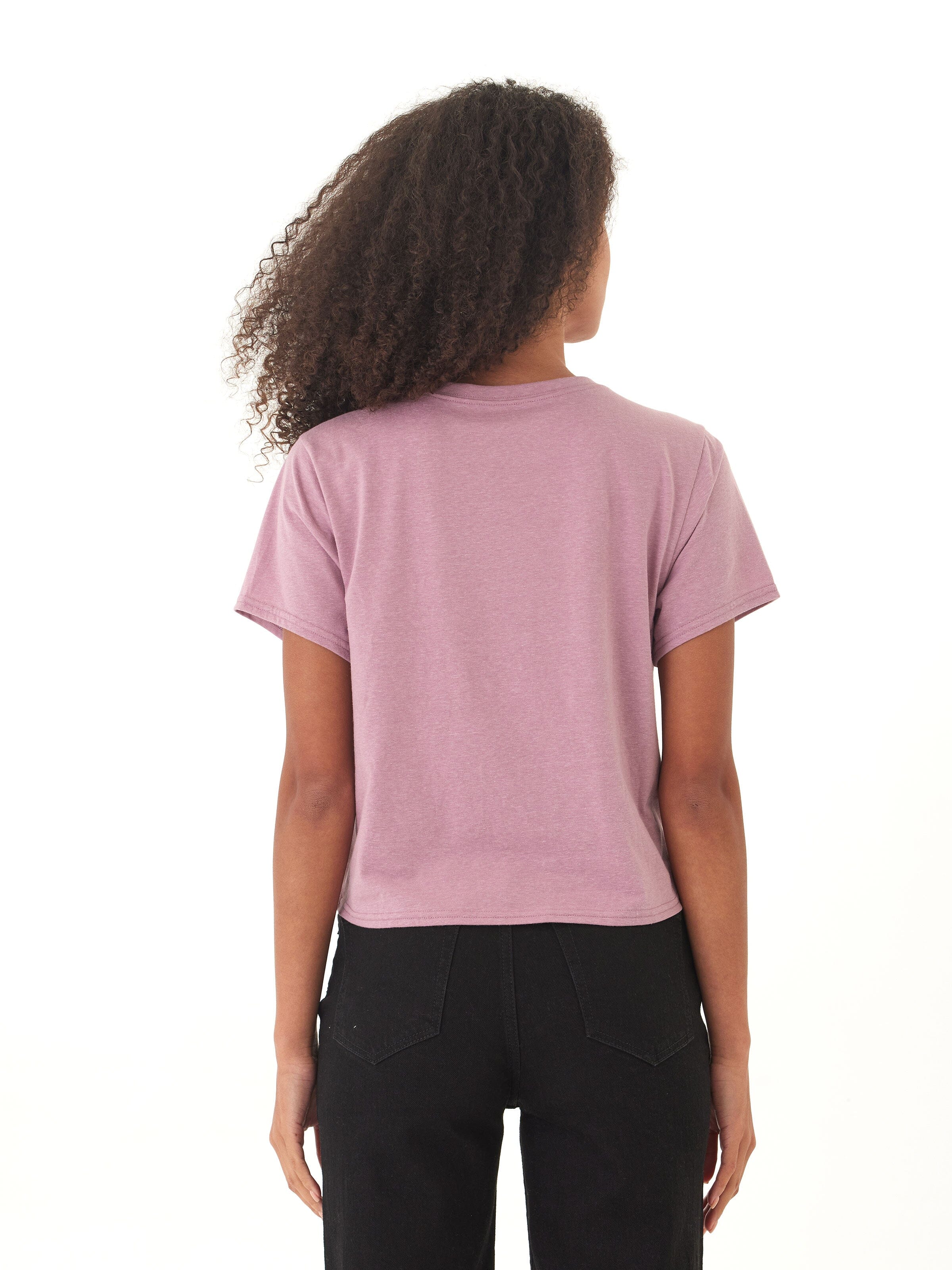 Core Triblend Jersey Pocket Tee in Dusty-Rose