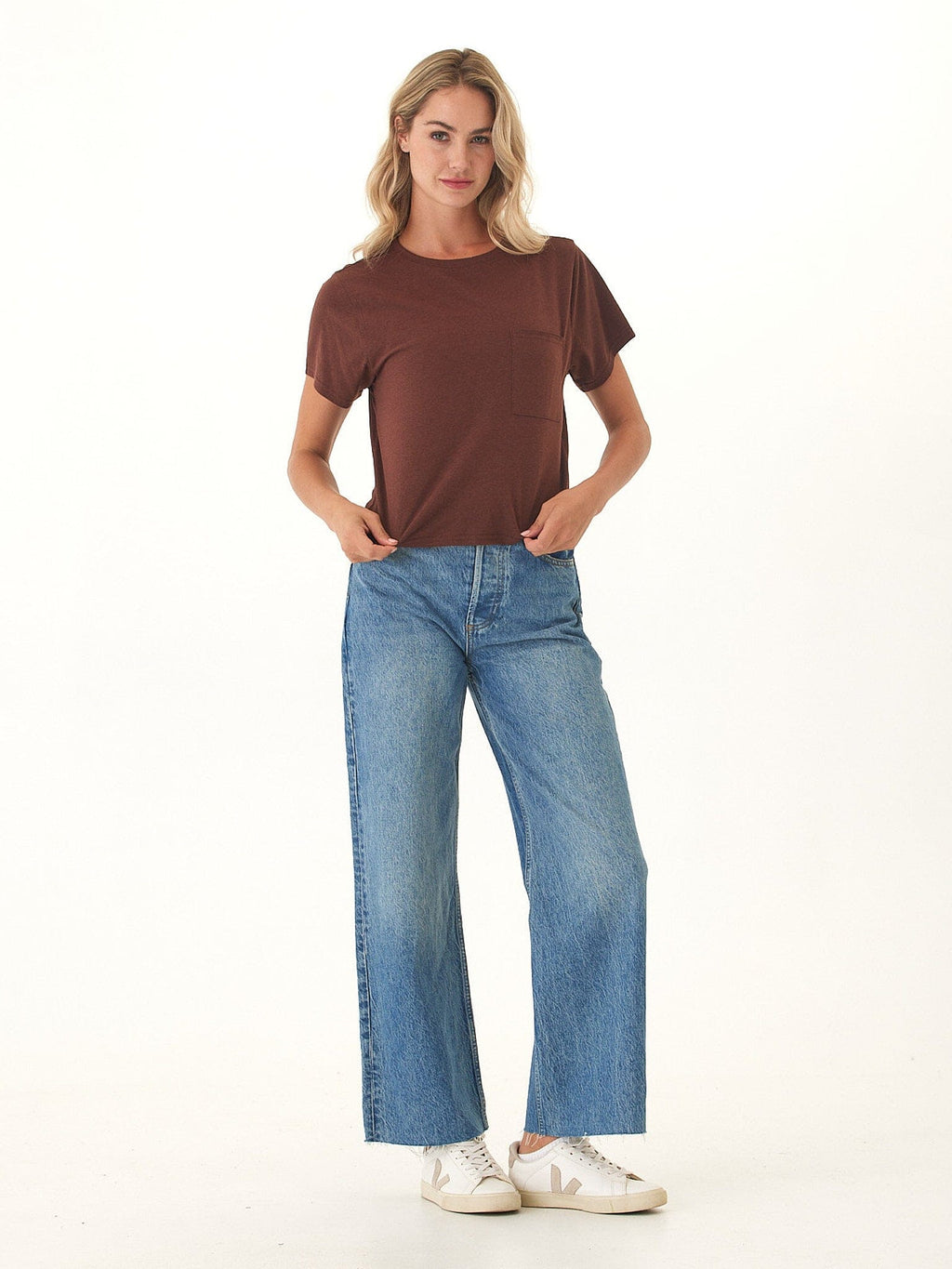 Core Triblend Jersey Pocket Tee for Women