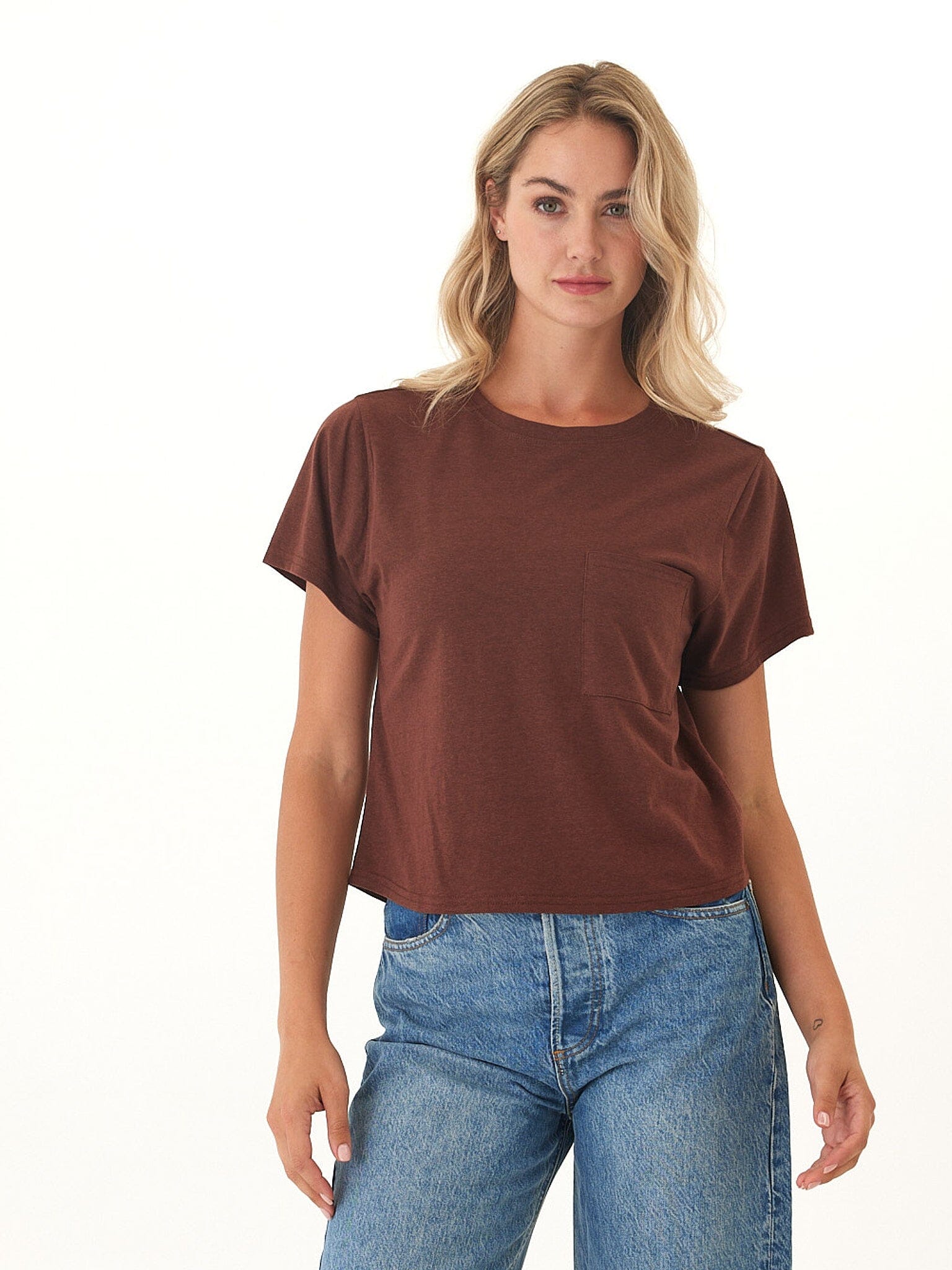 Core Triblend Jersey Pocket Tee for Women