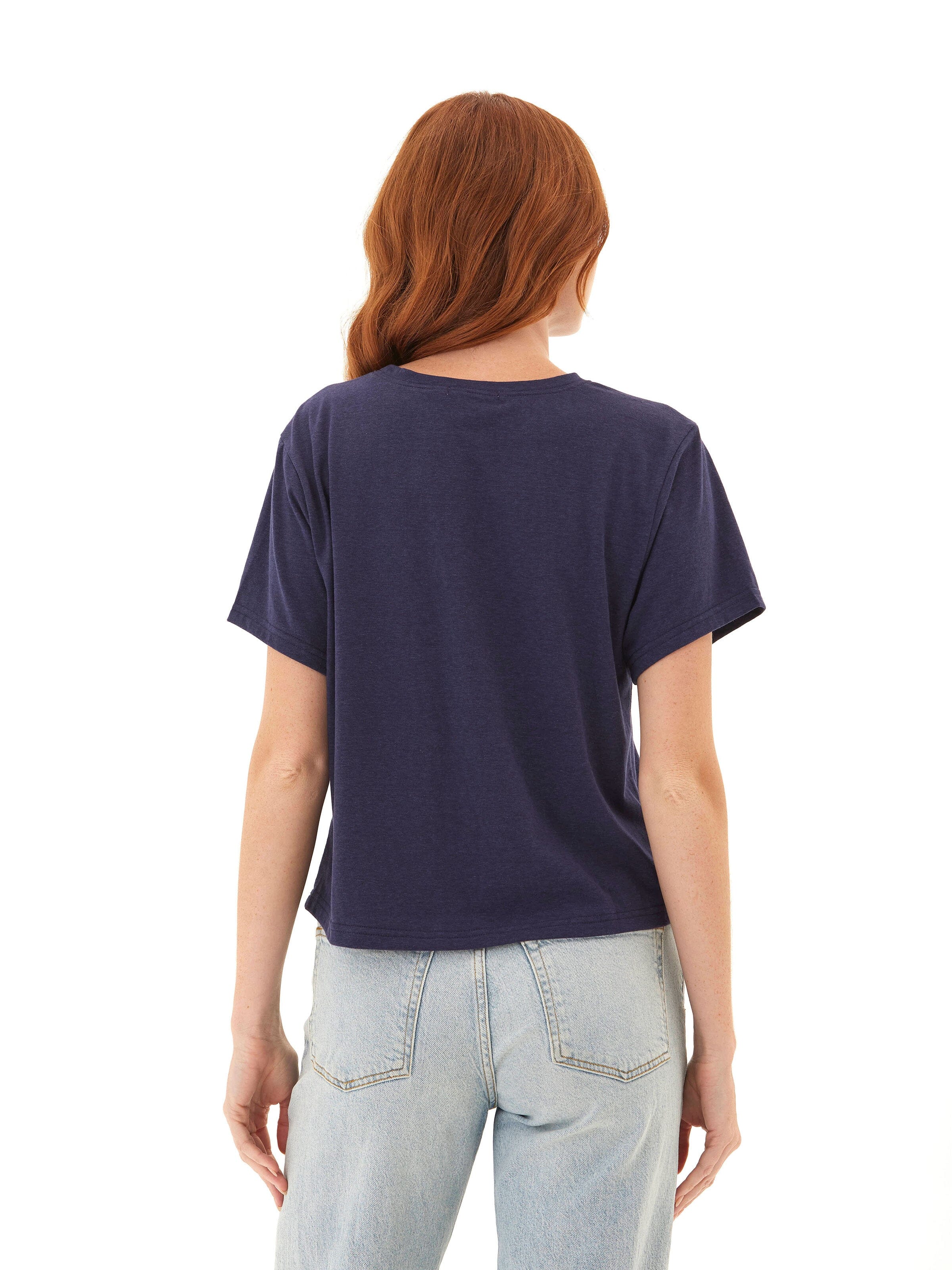 Core Triblend Jersey Pocket Tee – Unisex Minimalist Crew Neck