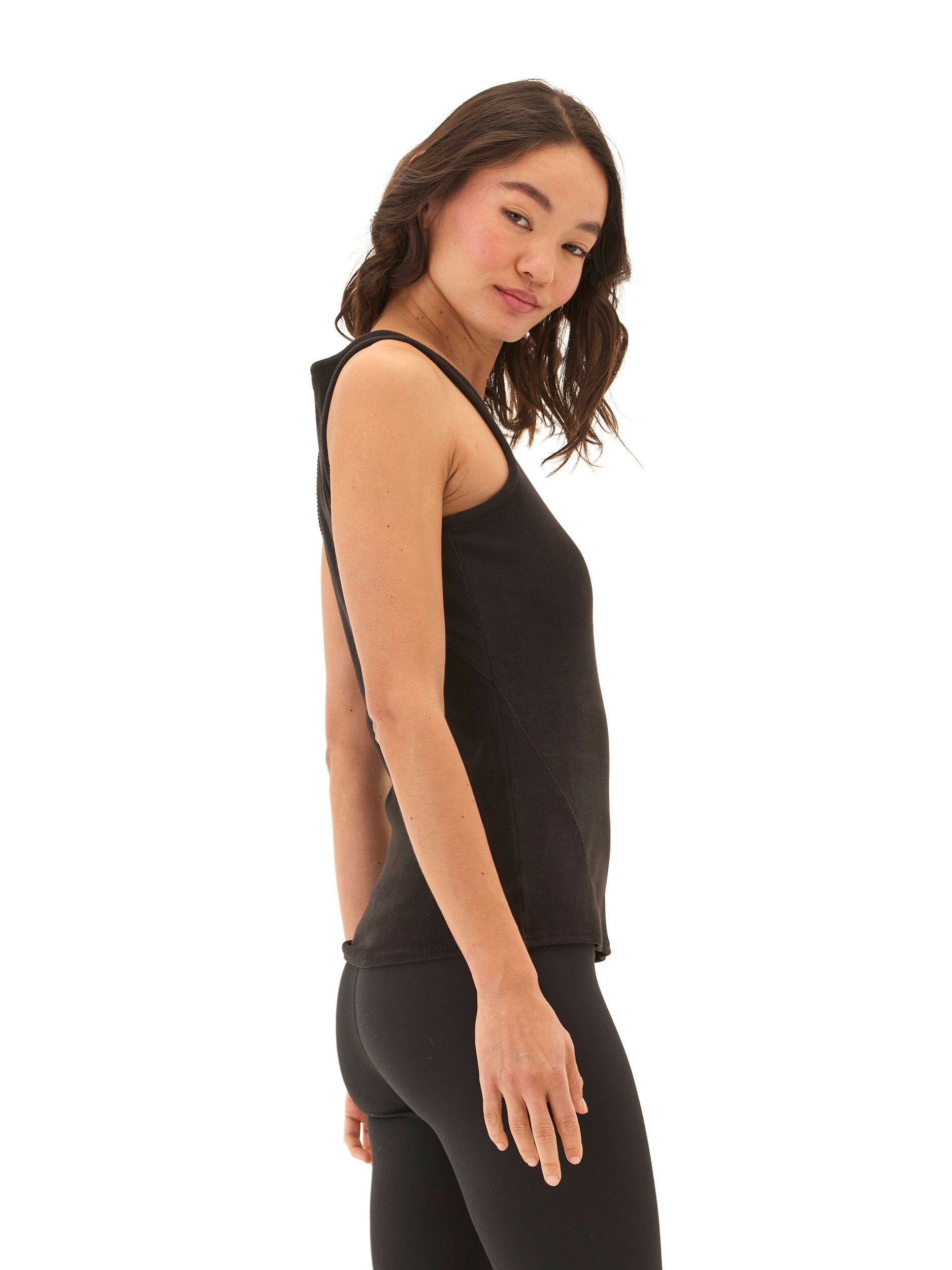 Mariella Heather Luxe Rib Tank – Lightweight Sleeveless Layer