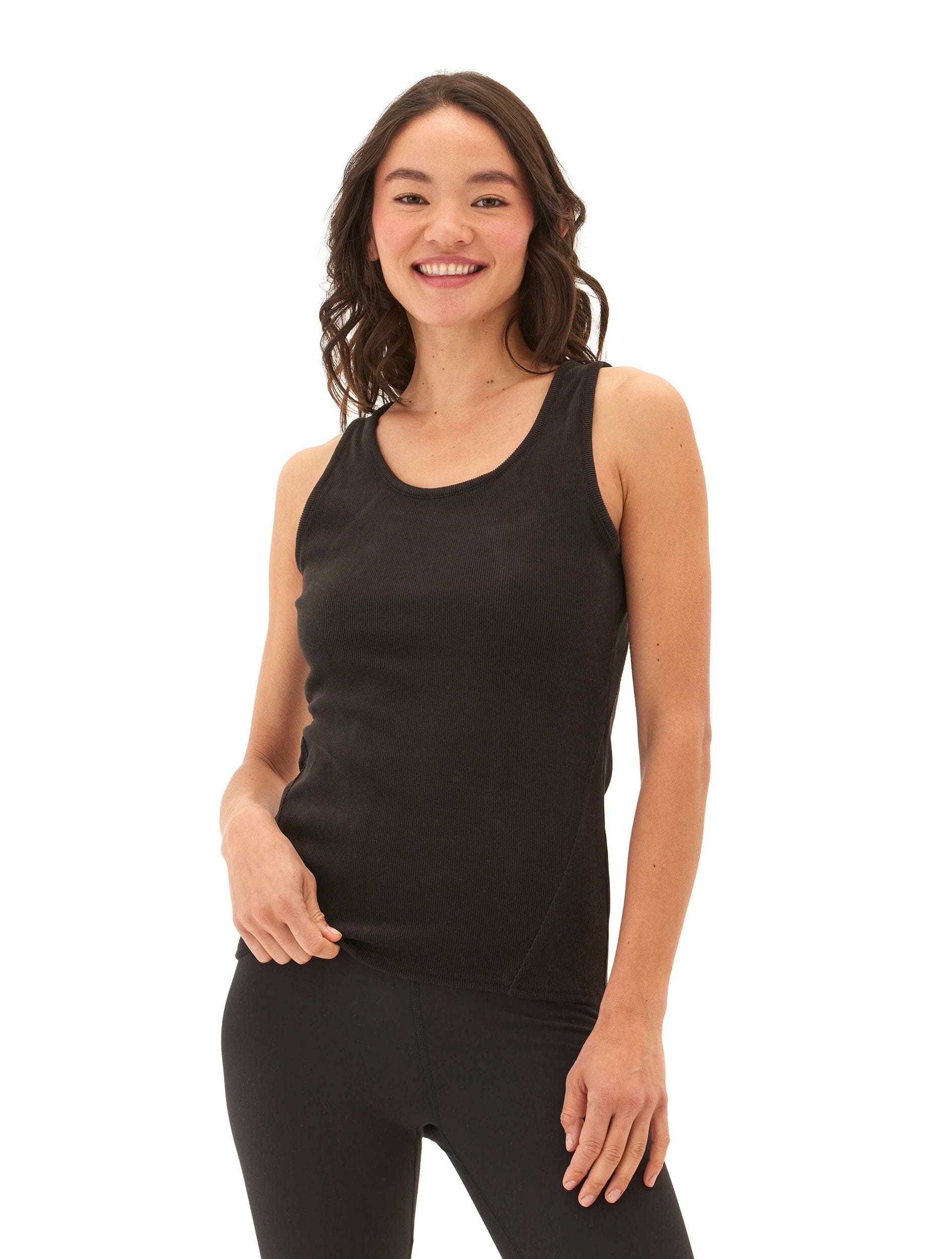 Mariella Heather Luxe Rib Tank in a comfortable, flattering fit for versatile daily styling
