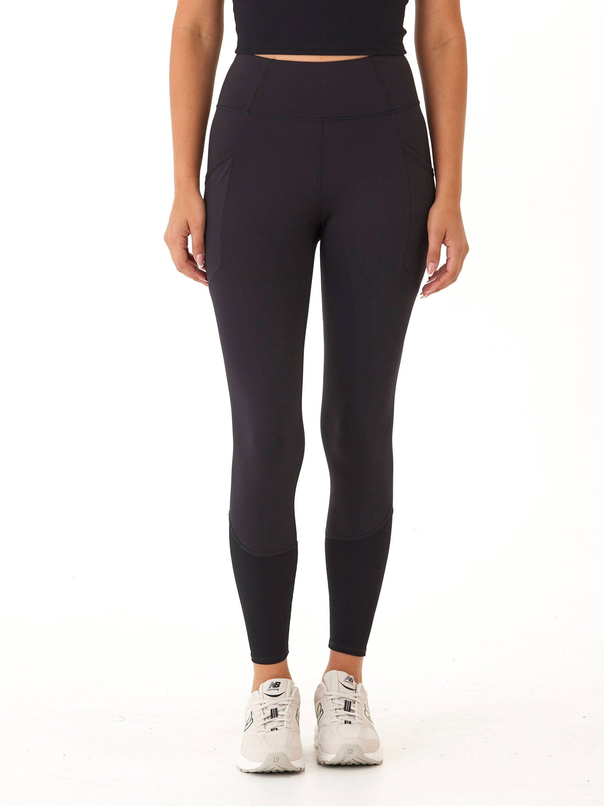 Kirstin High Rise Full Length Rib Mix Performance Leggings