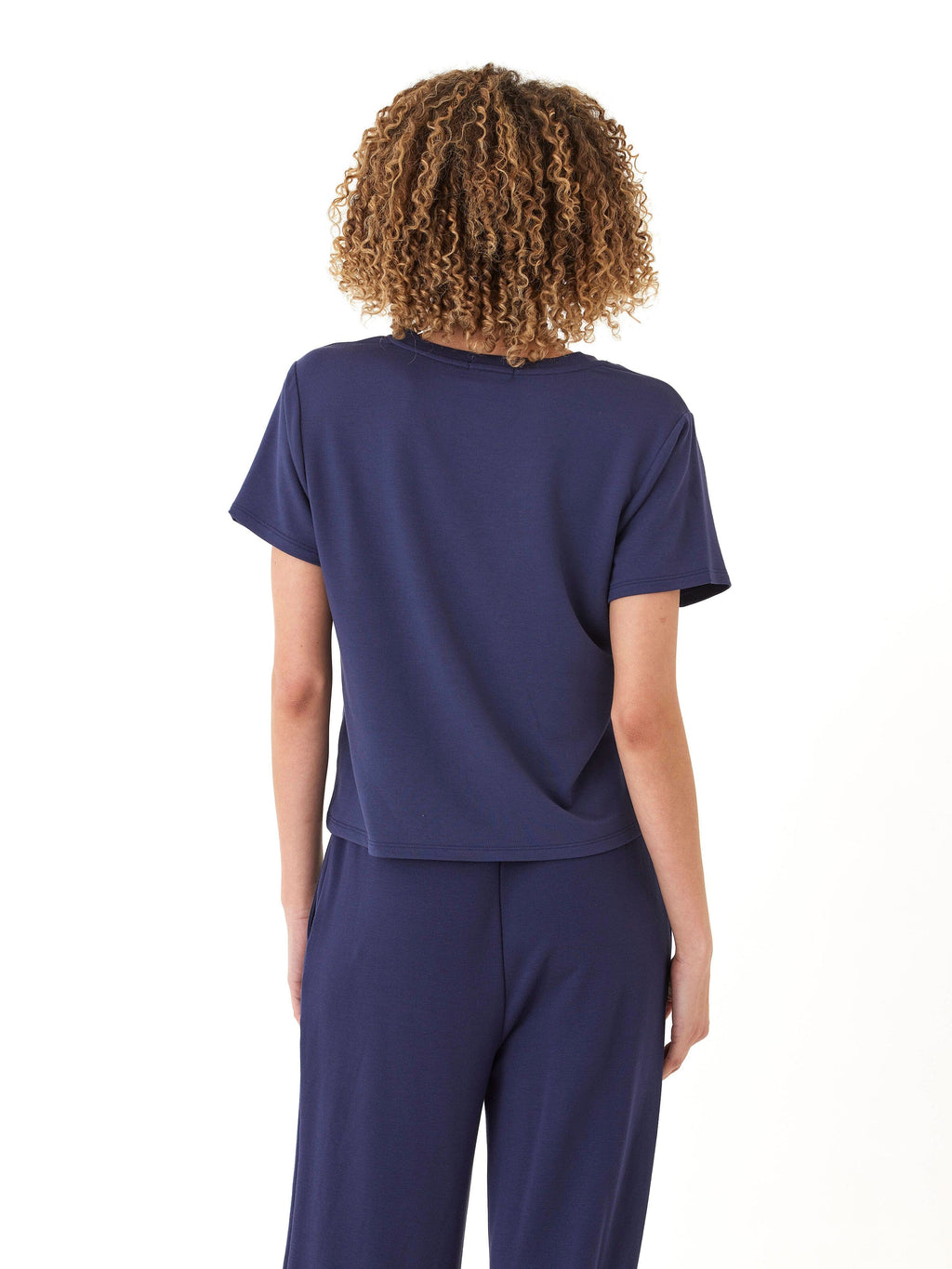Core Modal Terry V-Neck Tee
