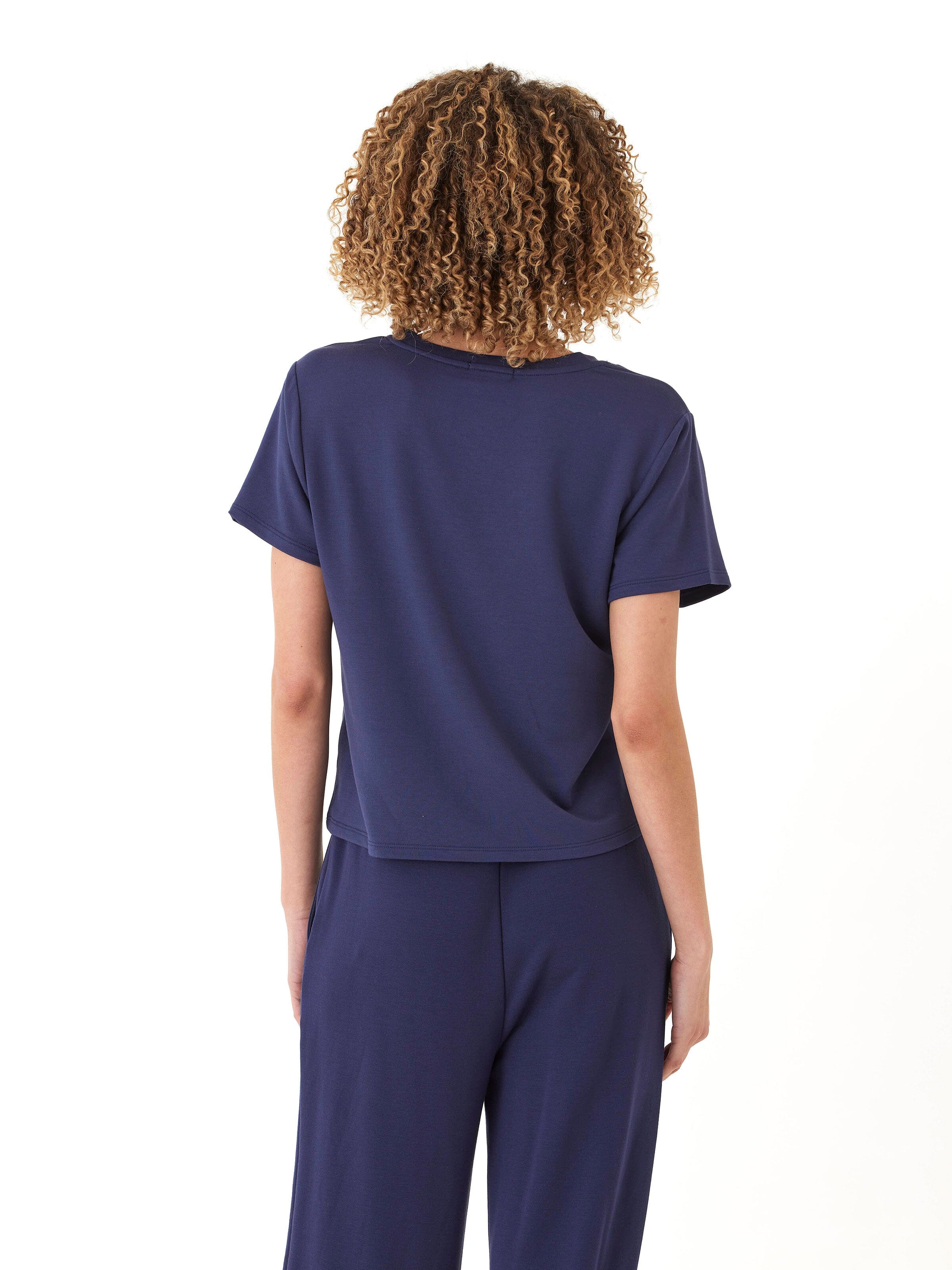 Core Modal Terry V-Neck Tee