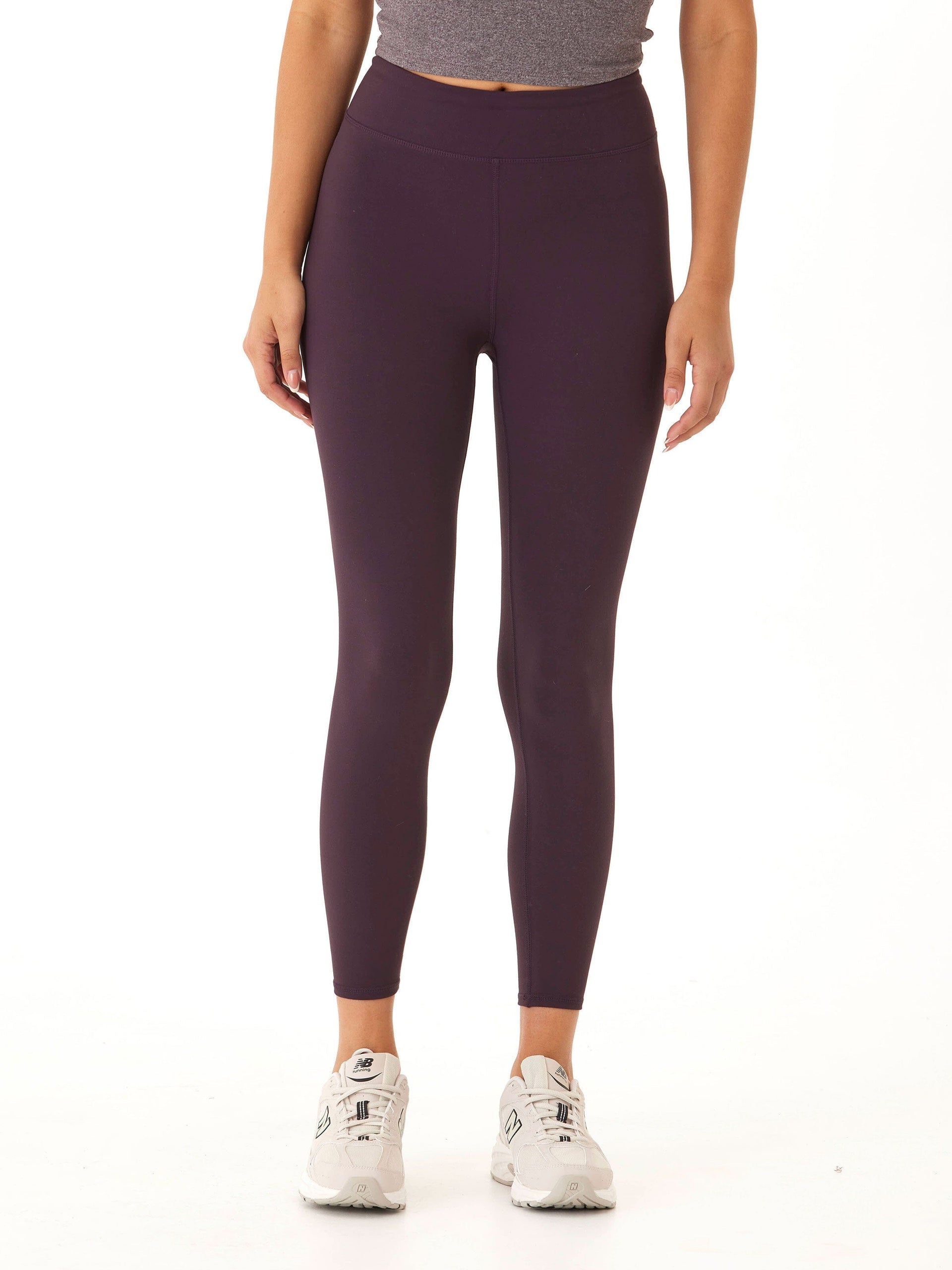 Elena High Rise 7/8 Legging - Minimalist Dark Purple Activewear