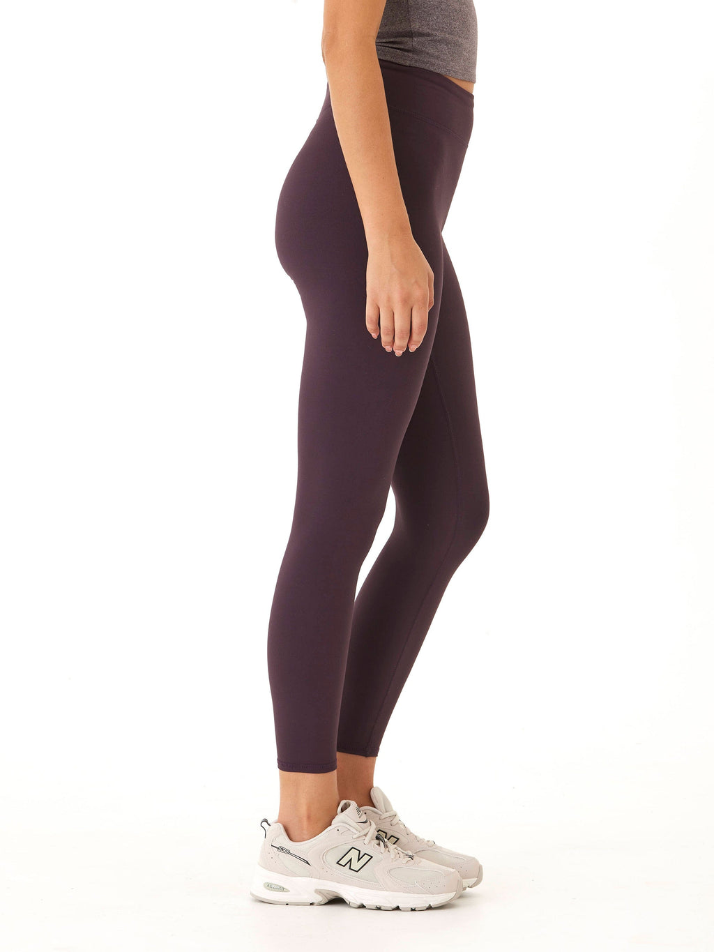 Elena High Rise 7/8 Legging - Minimalist Dark Purple Activewear