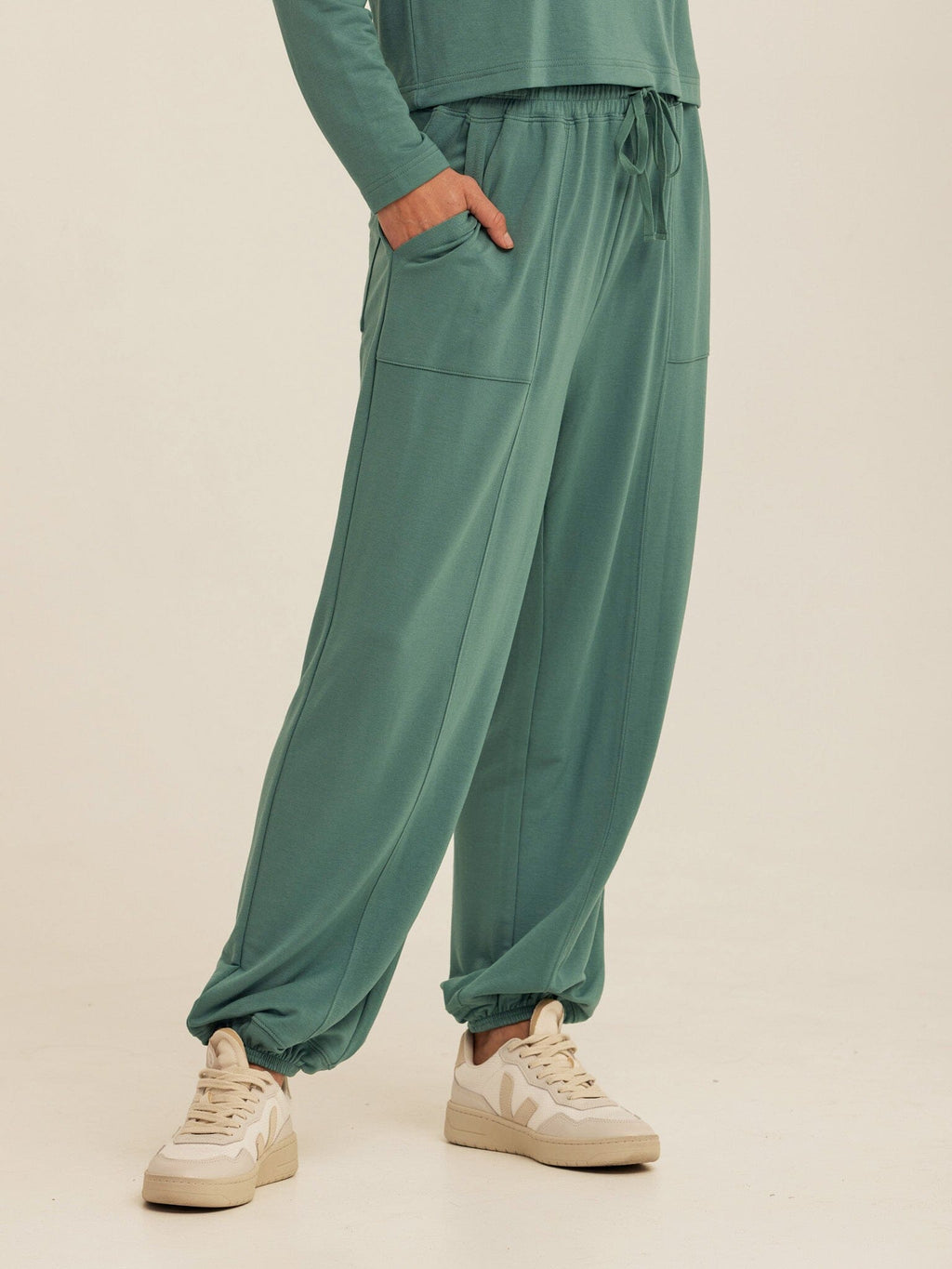 Women's Lottie Modal Terry Joggers in Green