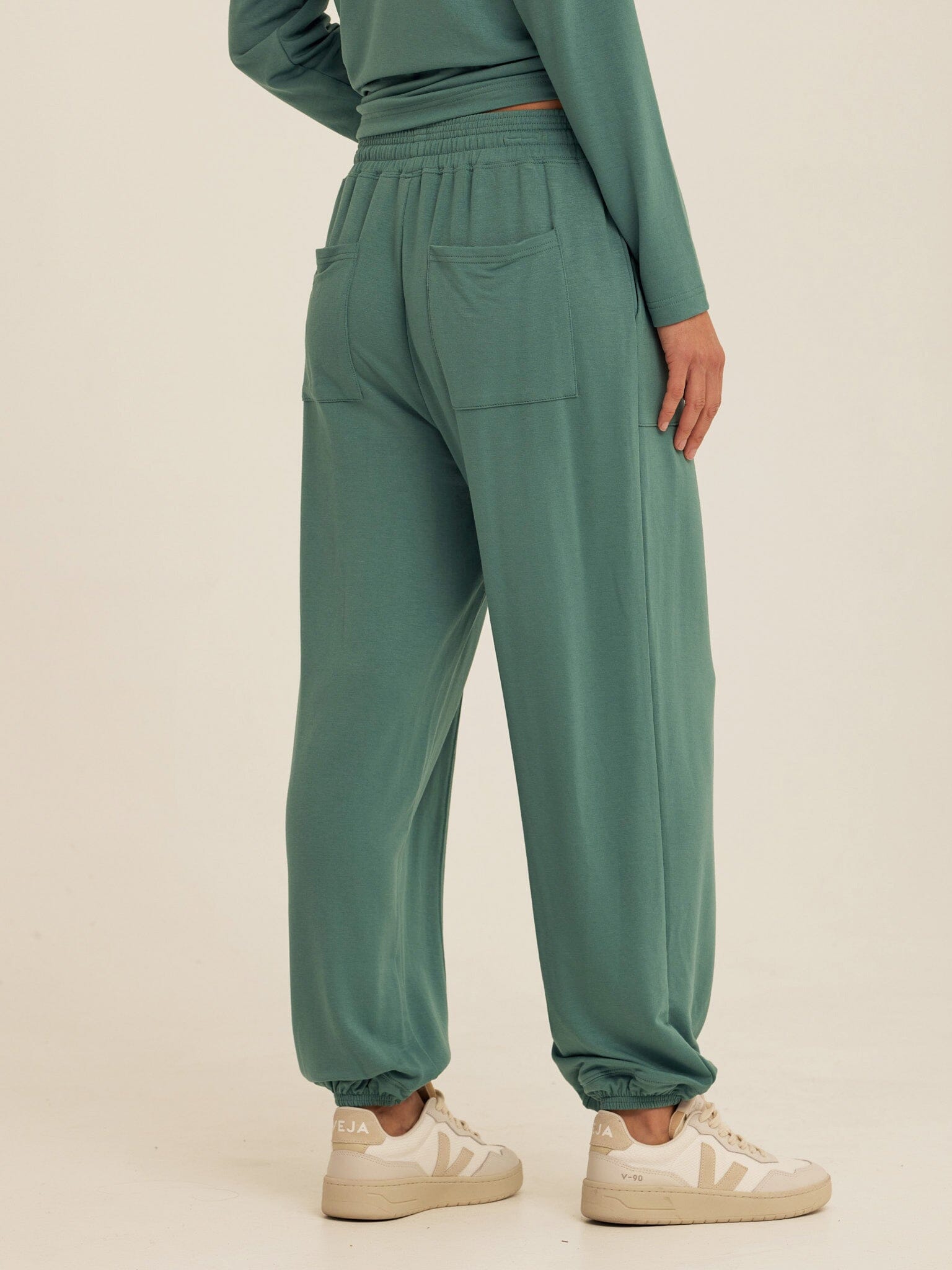 Women's Lottie Modal Terry Joggers in Green