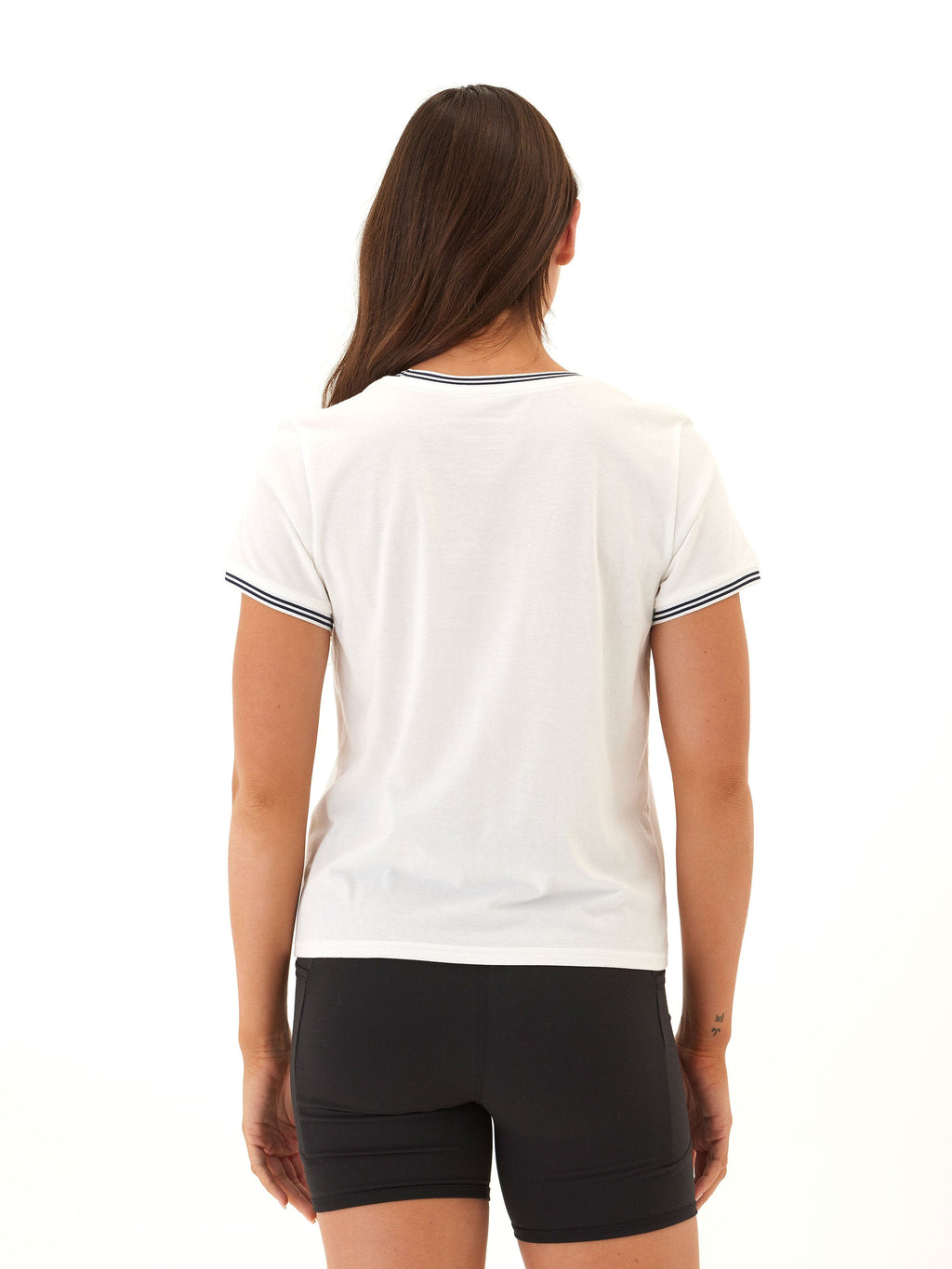 Jordana Women's Comfort Jersey Tee with Sporty Contrast Trim