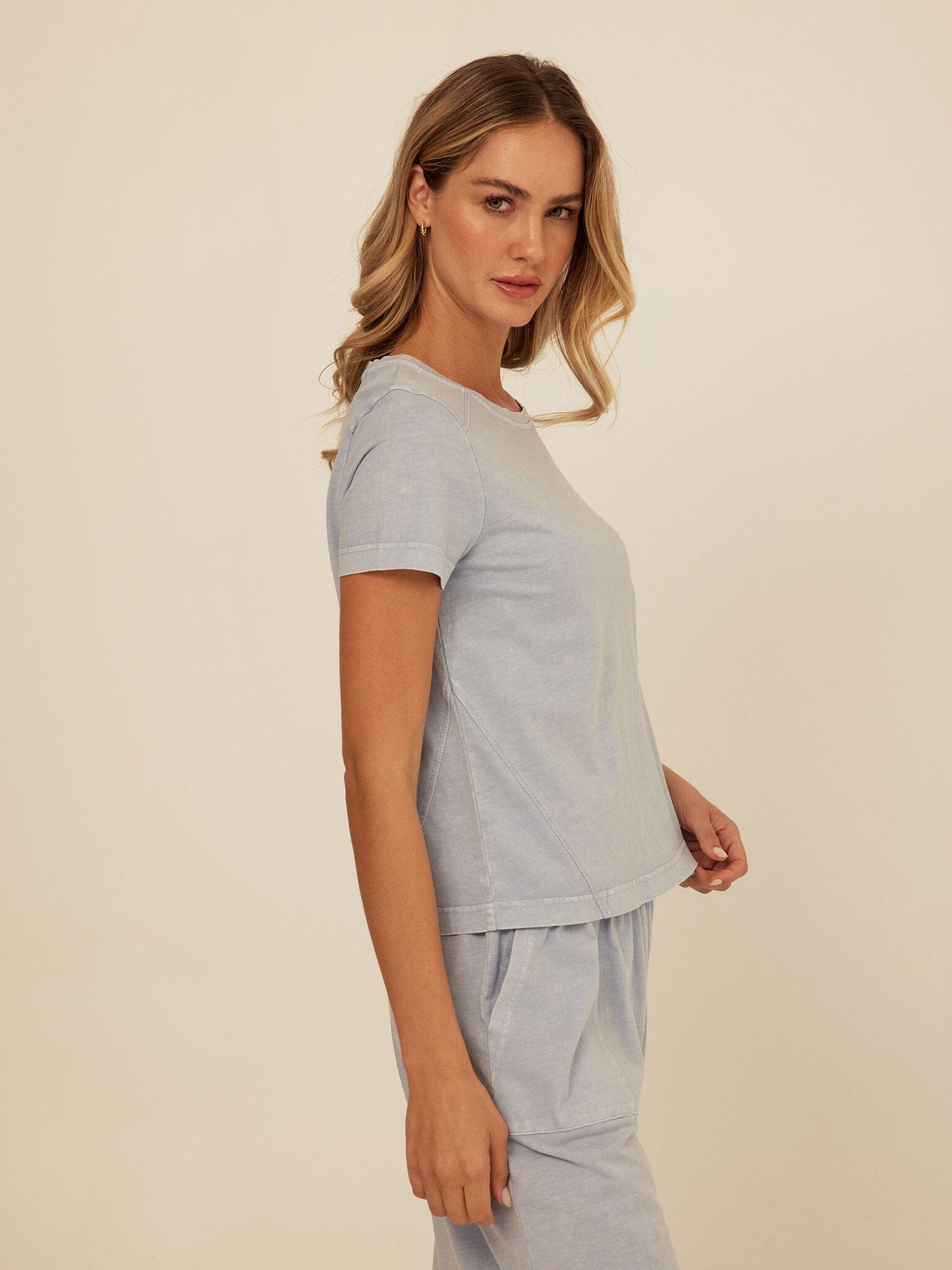 Roselie Mineral Wash Eco Jersey Tee – Comfortable Short Sleeve Crew