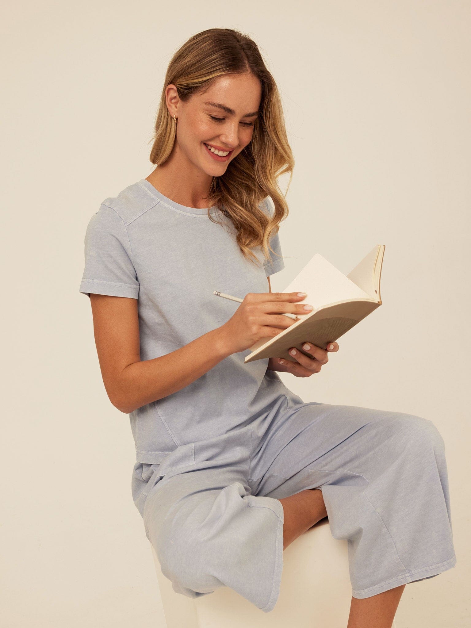 Roselie Mineral Wash Eco Jersey Tee – Comfortable Short Sleeve Crew