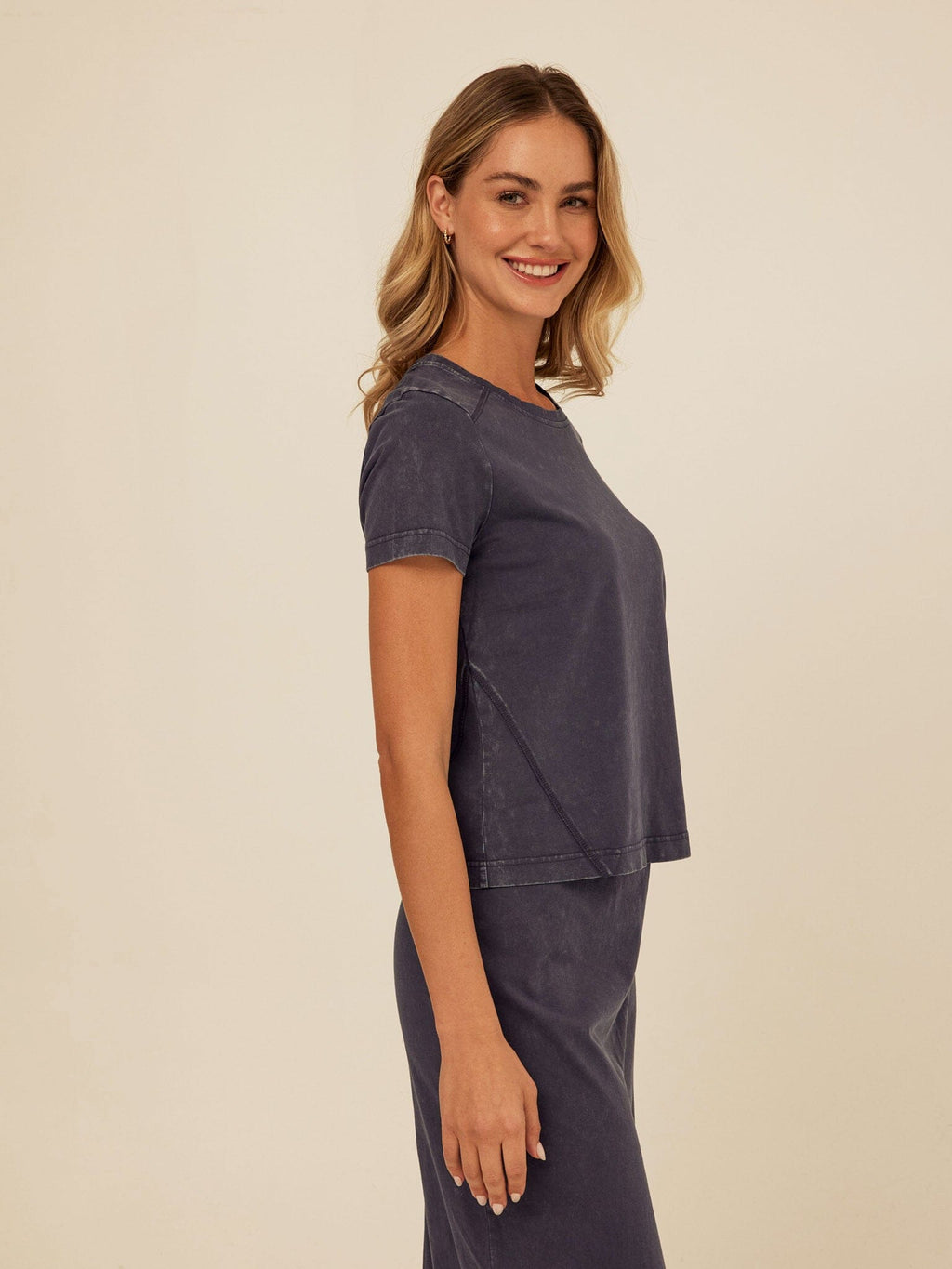 Roselie Mineral Wash Eco Jersey Tee for Women