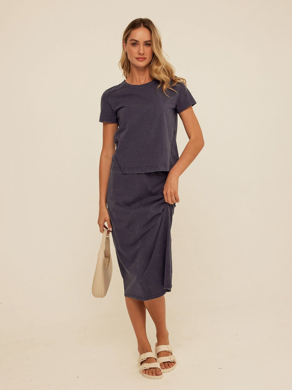 Roselie Mineral Wash Eco Jersey Tee for Women