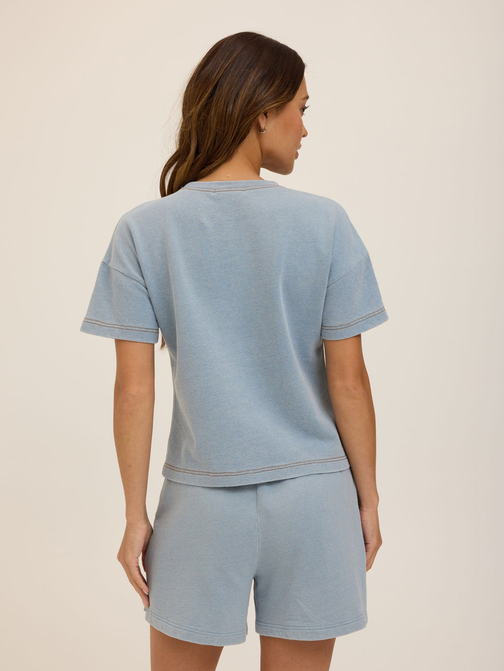 Emily Denim Terry Tee