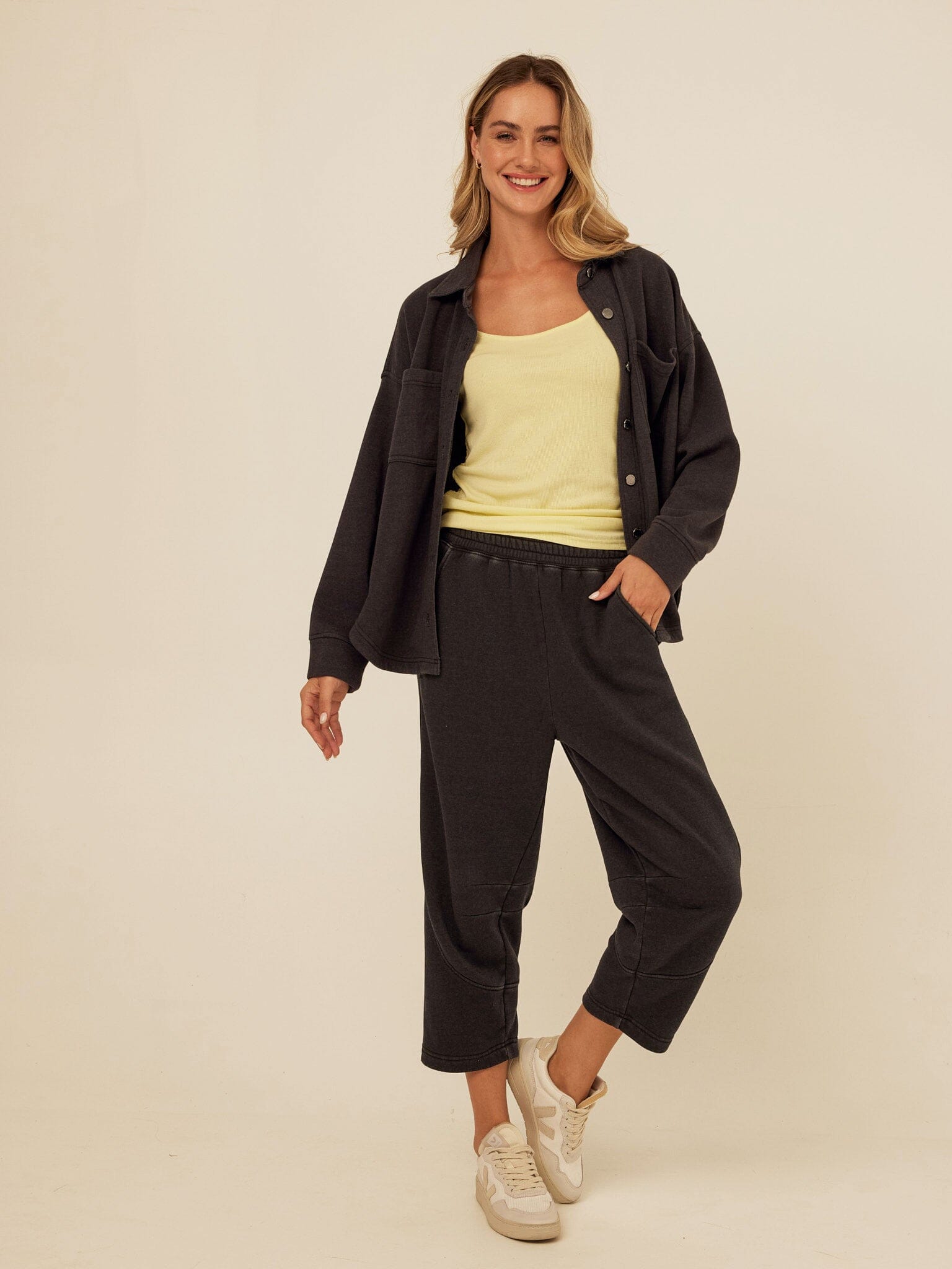 Chantel Mineral Wash Fleece Pant