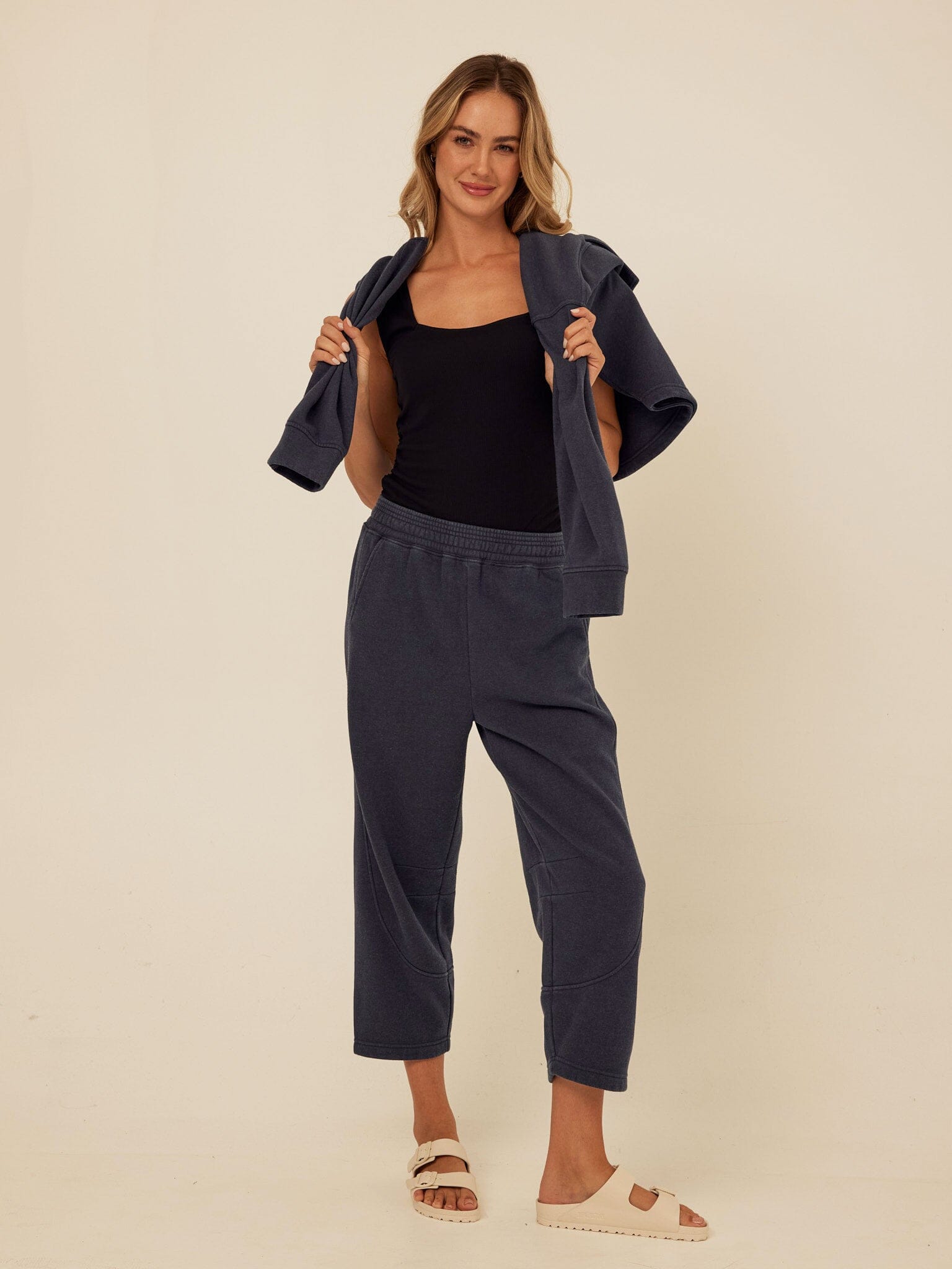 Blaire Mineral Wash Fleece Button-Down