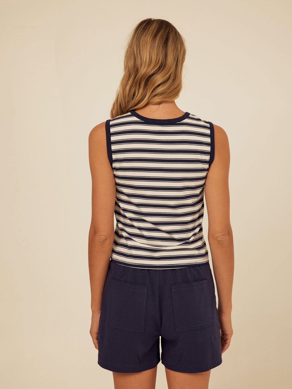 Emilia Stripe Eco Jersey Tank