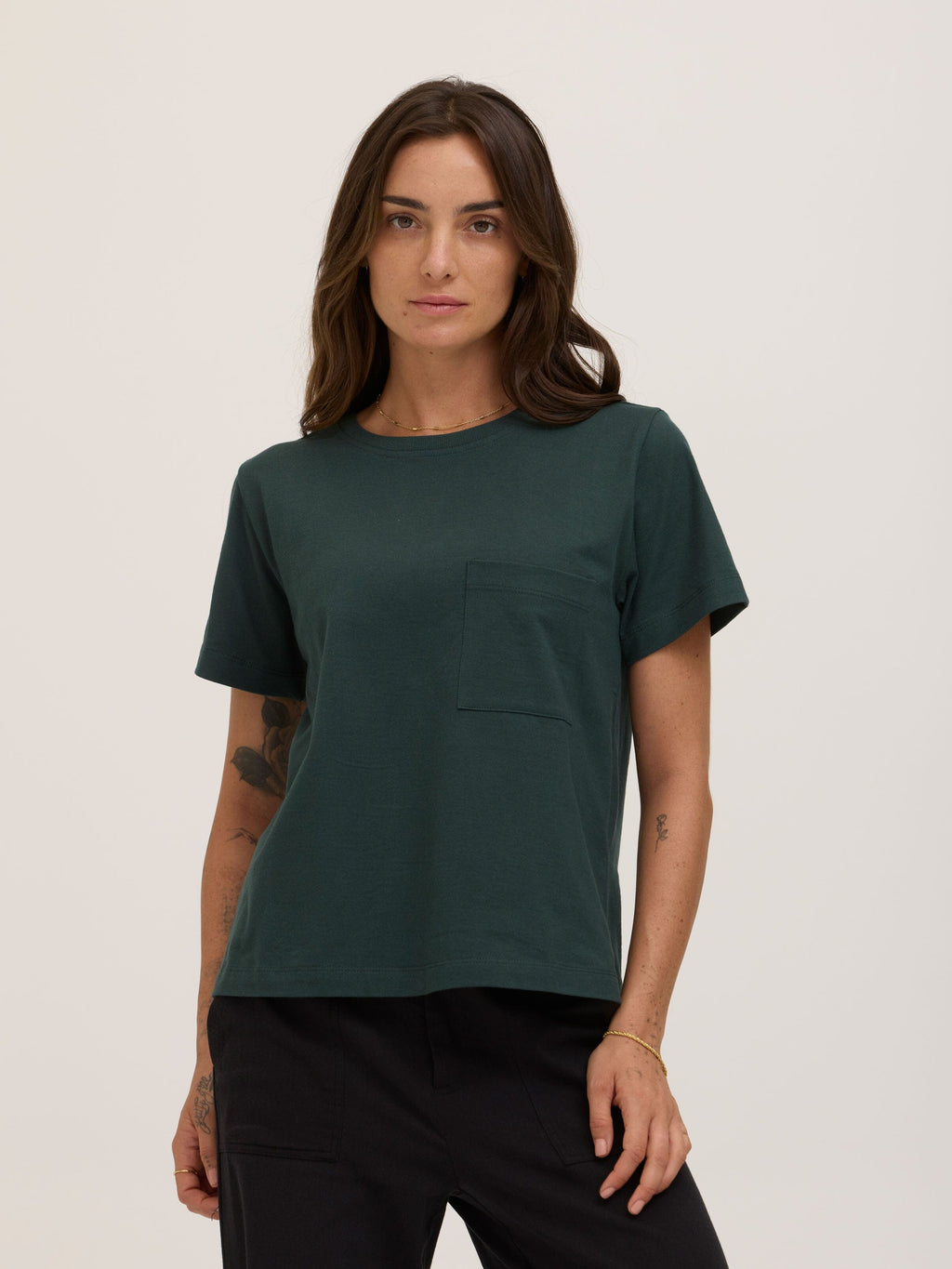 Beth Essential Jersey Pocket Tee