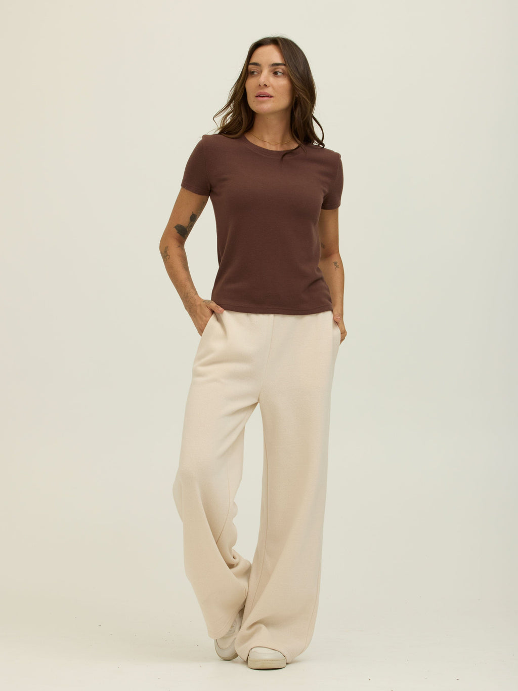 Gwenda Sweater Knit Tee