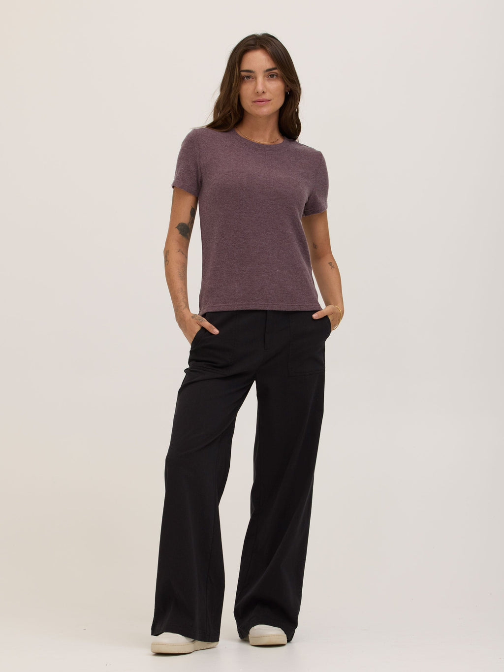 Gwenda Sweater Knit Tee